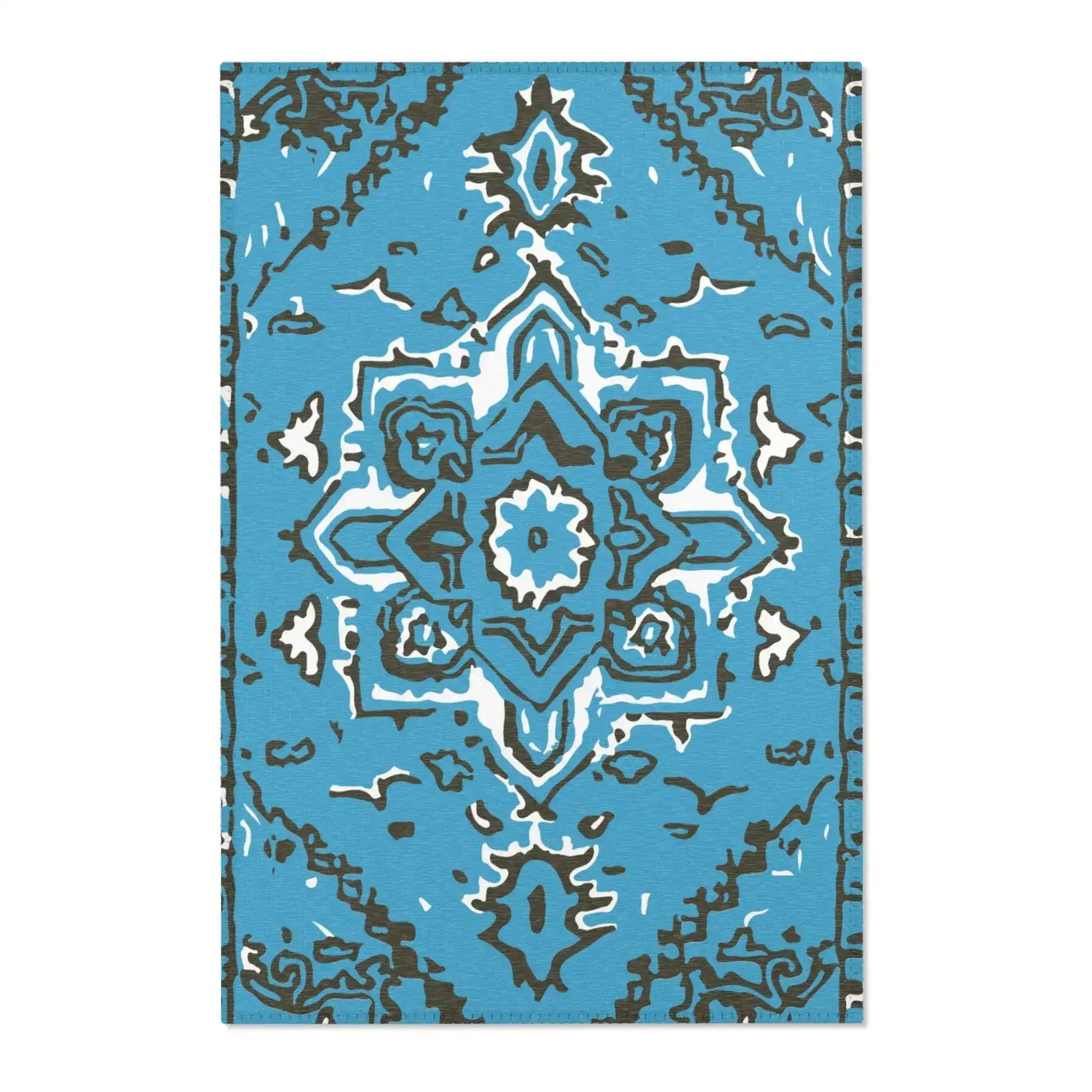 Ocean Echo Medallion Accent Rug