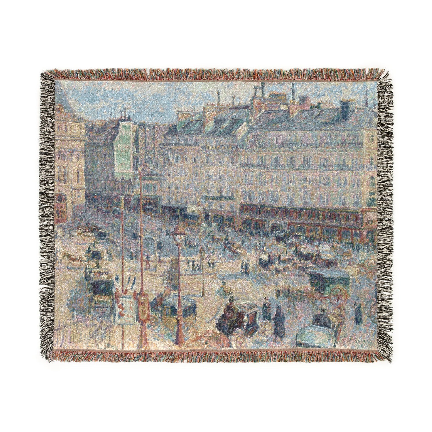 The Place du Havre, Paris - Camille Pissarro Tapestry Blanket