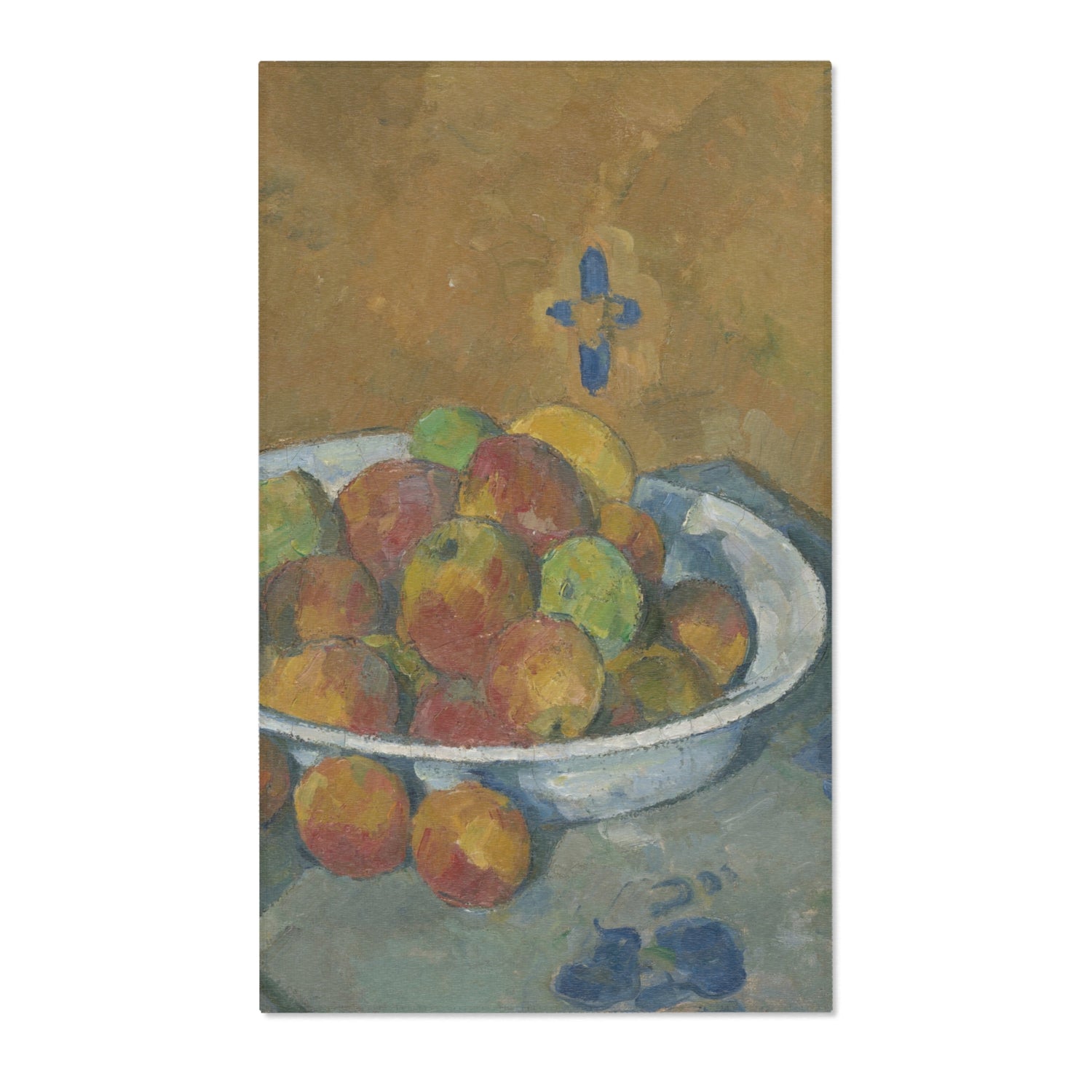 The Plate of Apples - Paul Cezanne Area Rug