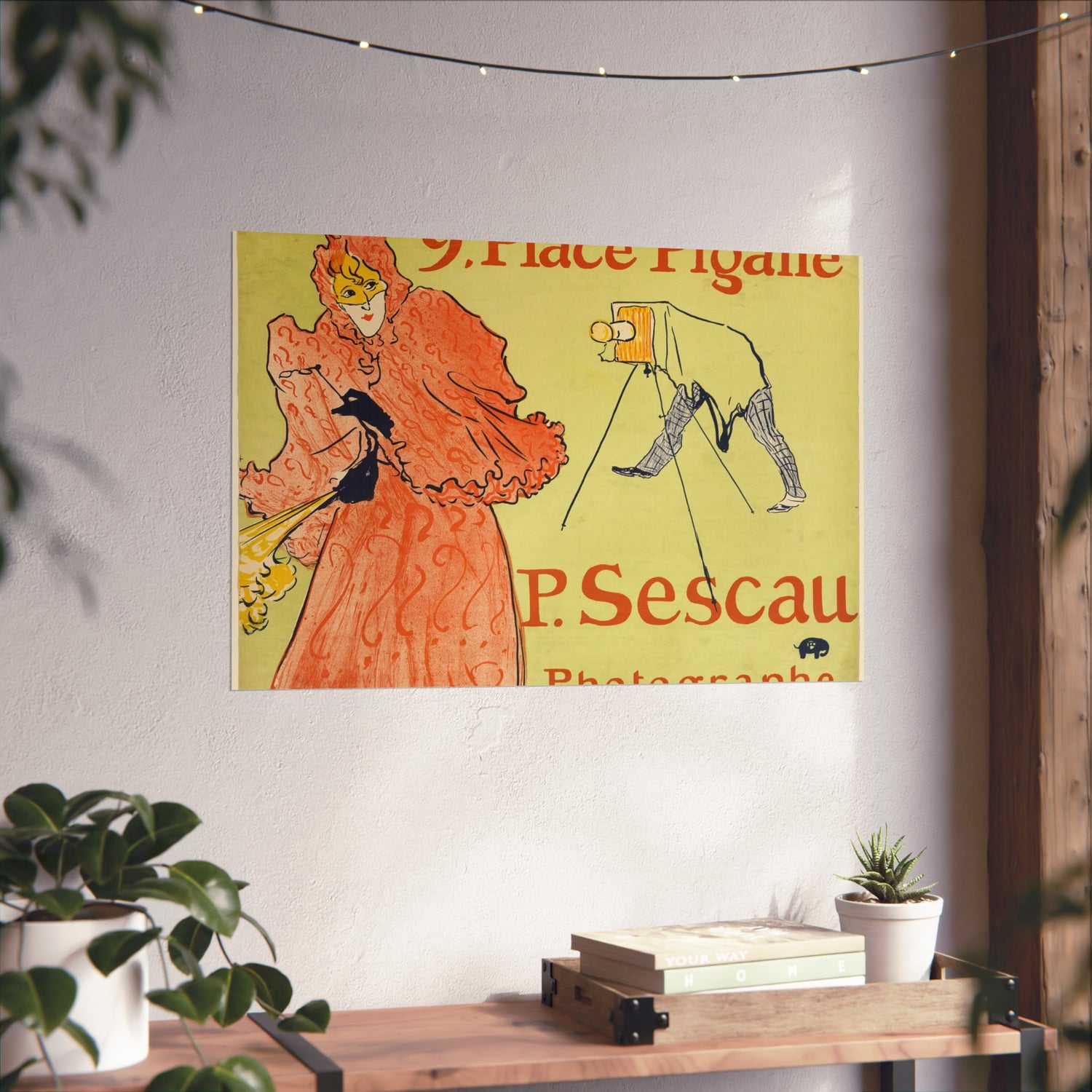 The Photographer Sescau - Henri de Toulouse-Lautrec Fine Art Poster