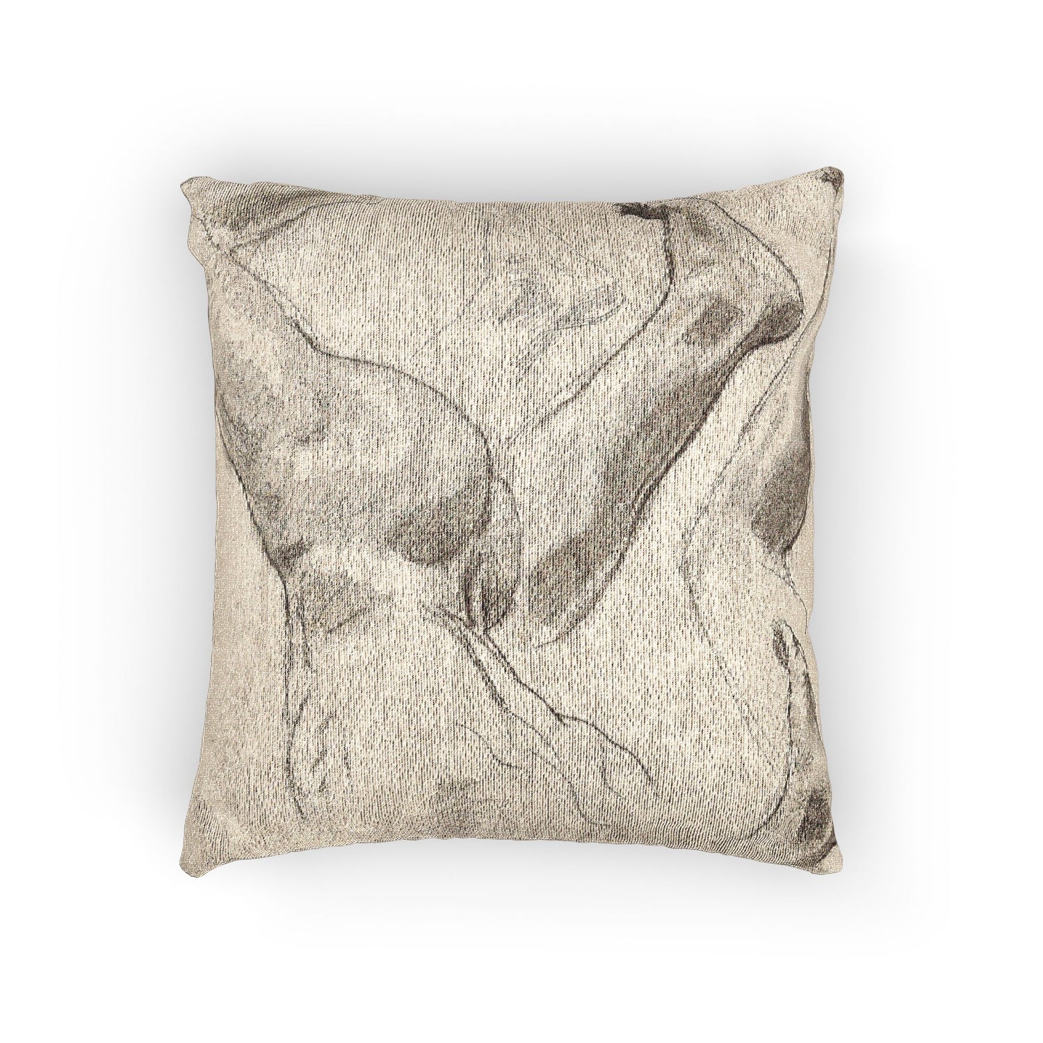 John Singer Sargent - Sketches of Legs and Feet | Woven Pillow
