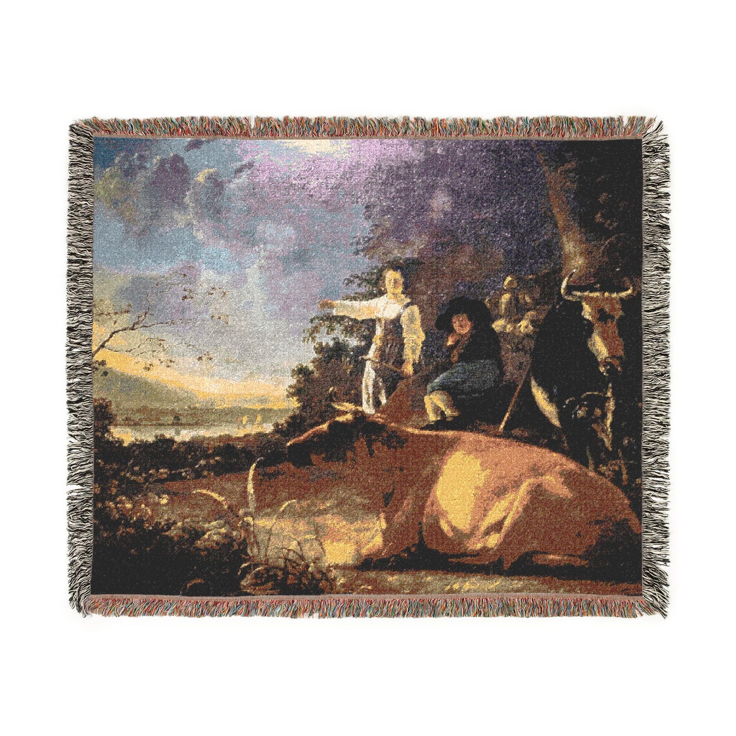 Cattle with Shepherds - Aelbert Cuyp Tapestry Blanket