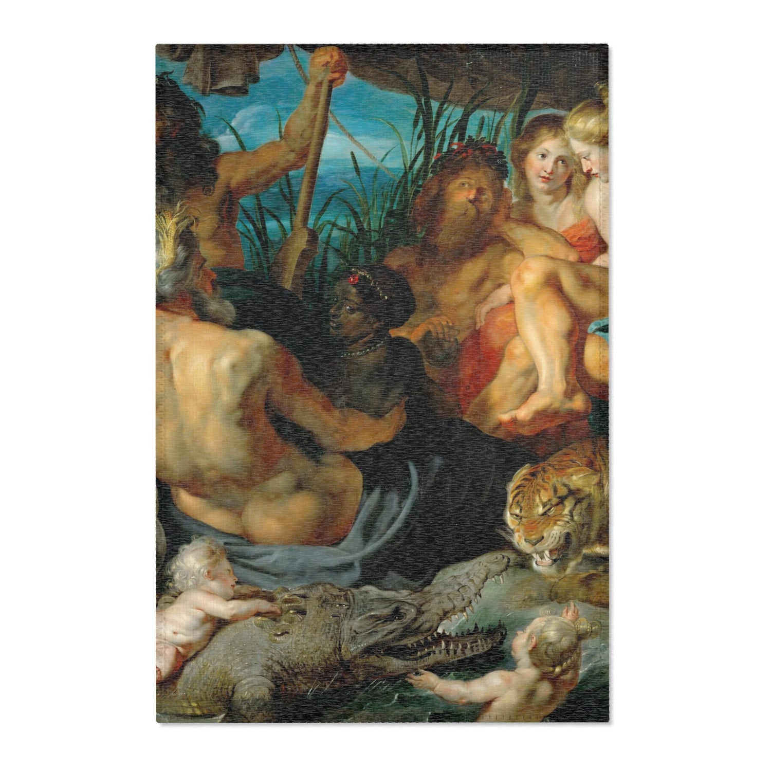 The Four Continents - Peter Paul Rubens Area Rug