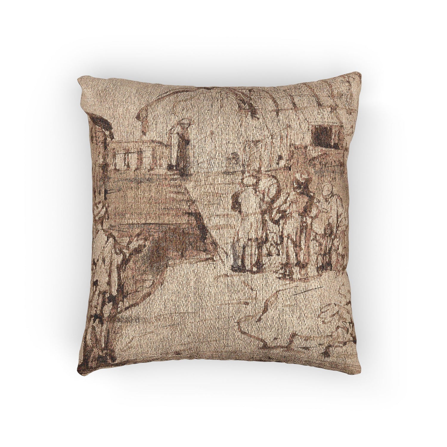 Rembrandt van Rijn - Noah's Ark | Woven Pillow