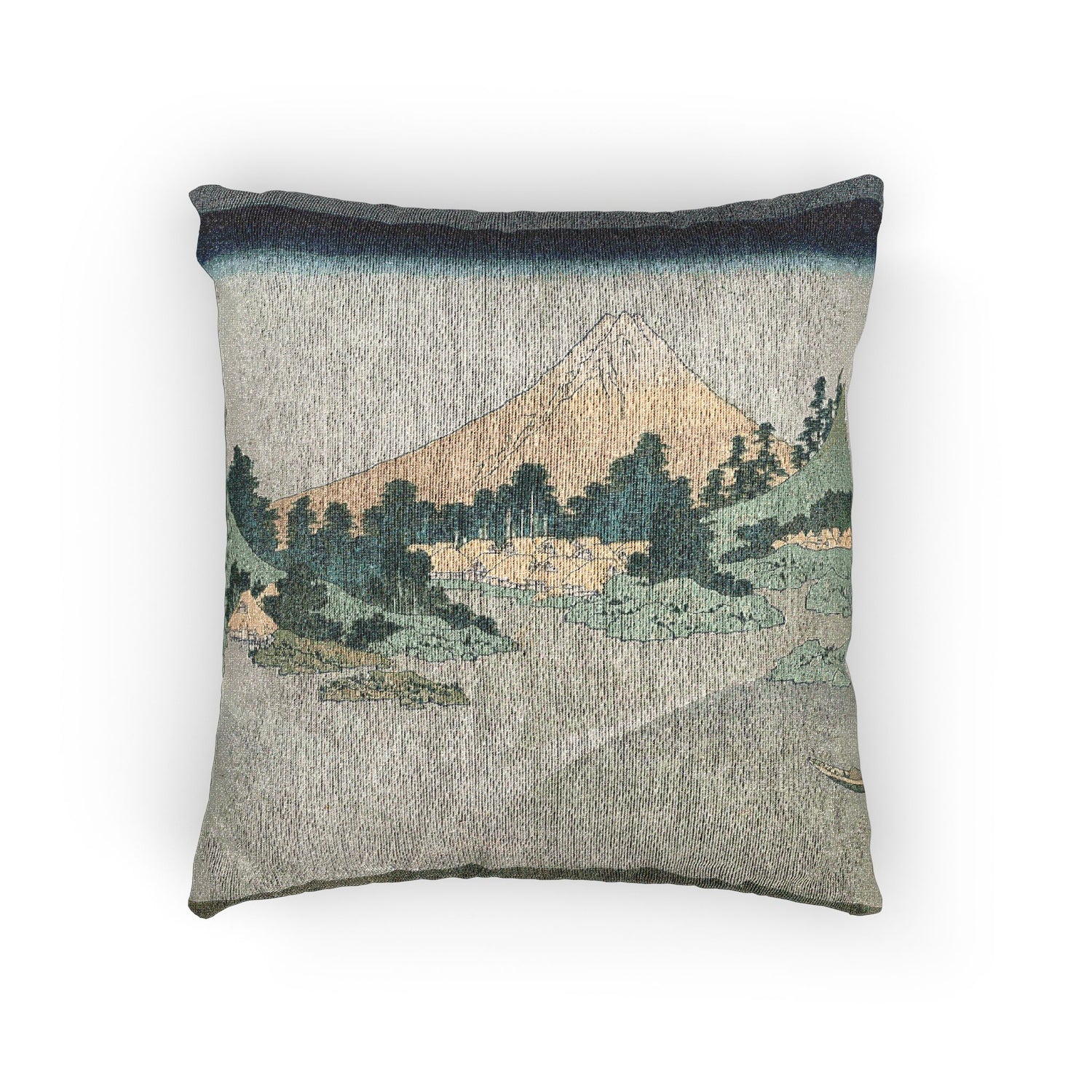 Reflection of Fuji Lake Misaka - Katsushika Hokusai Pillow