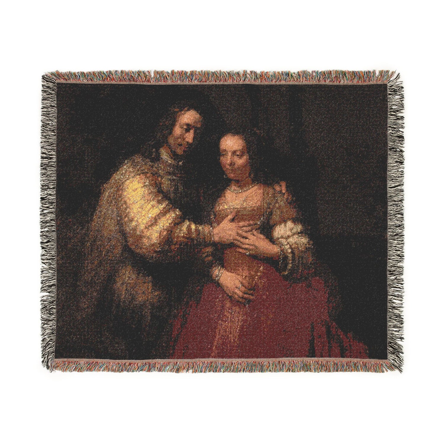 The Jewish Bride - Rembrandt van Rijn Tapestry Blanket