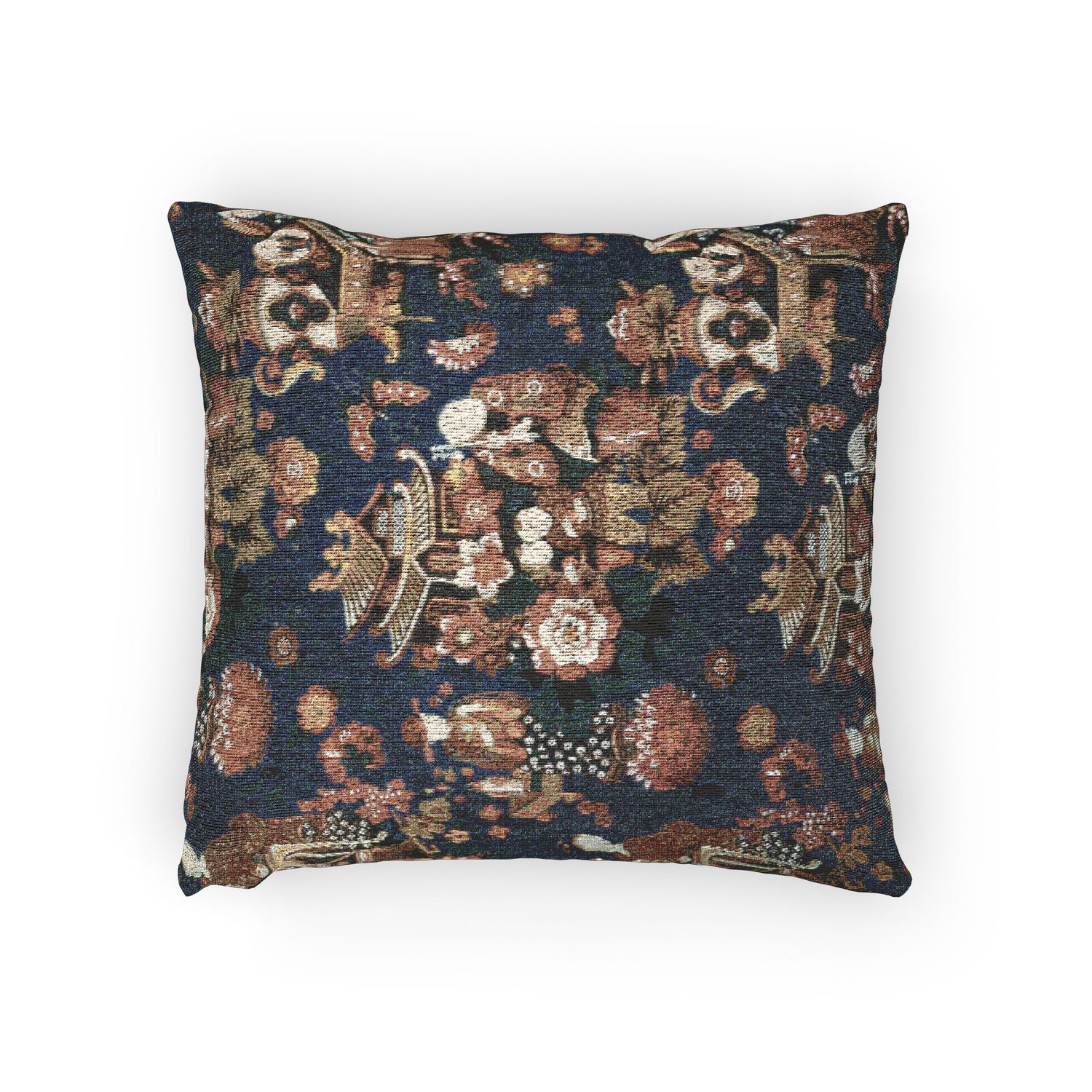 A Chinese Tea Party Furnishing Fabric Pillow
