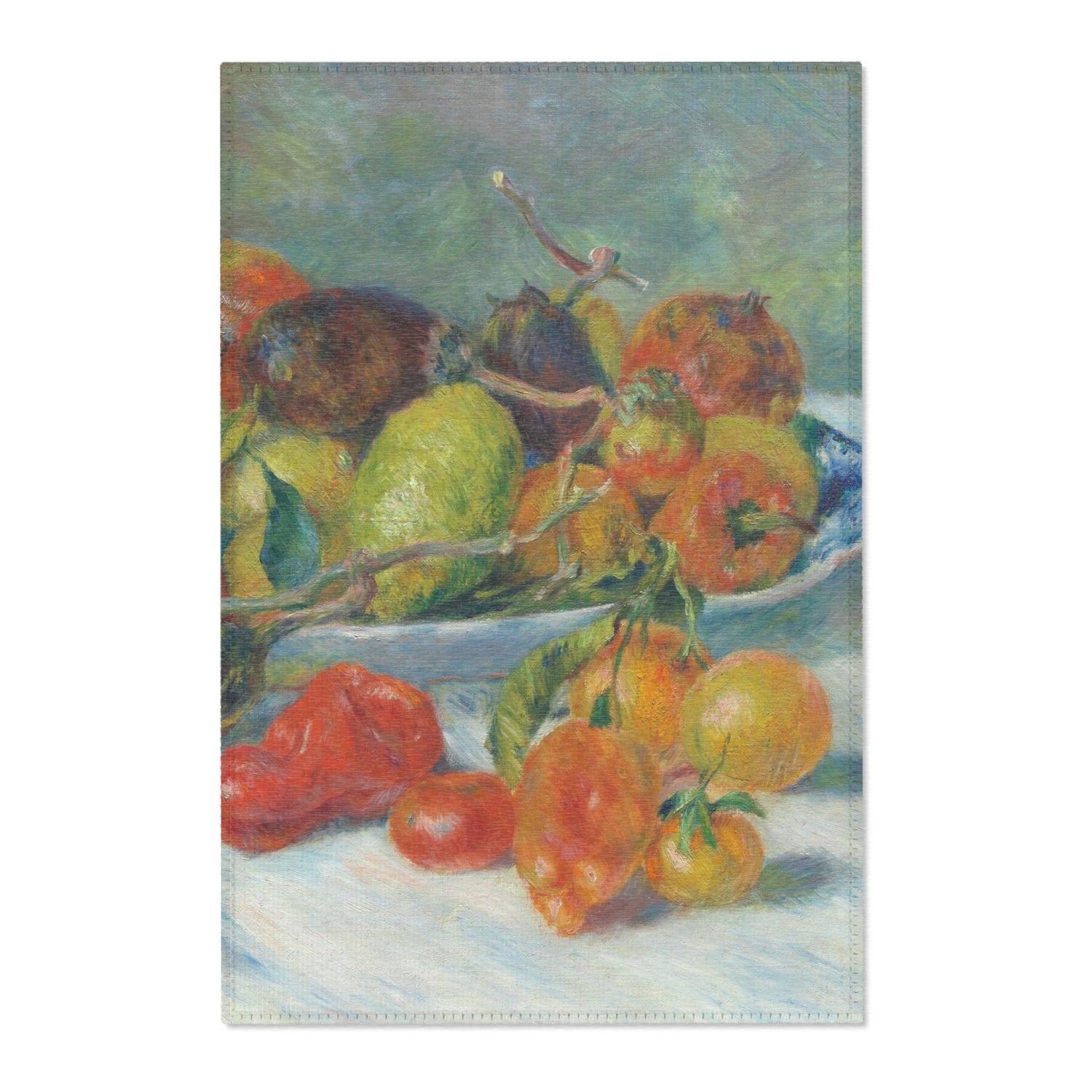 Fruits of the Midi - Pierre-Auguste Renoir Area Rug