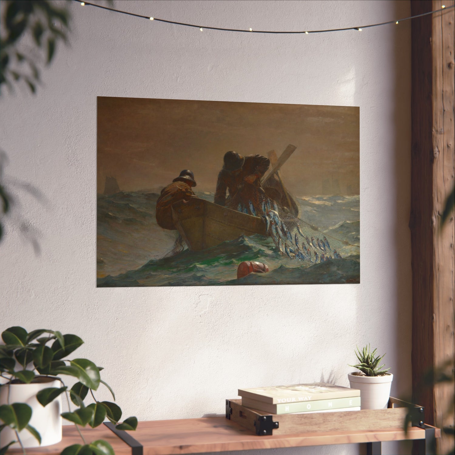 The Herring Net - Winslow Homer Fine Art Poster