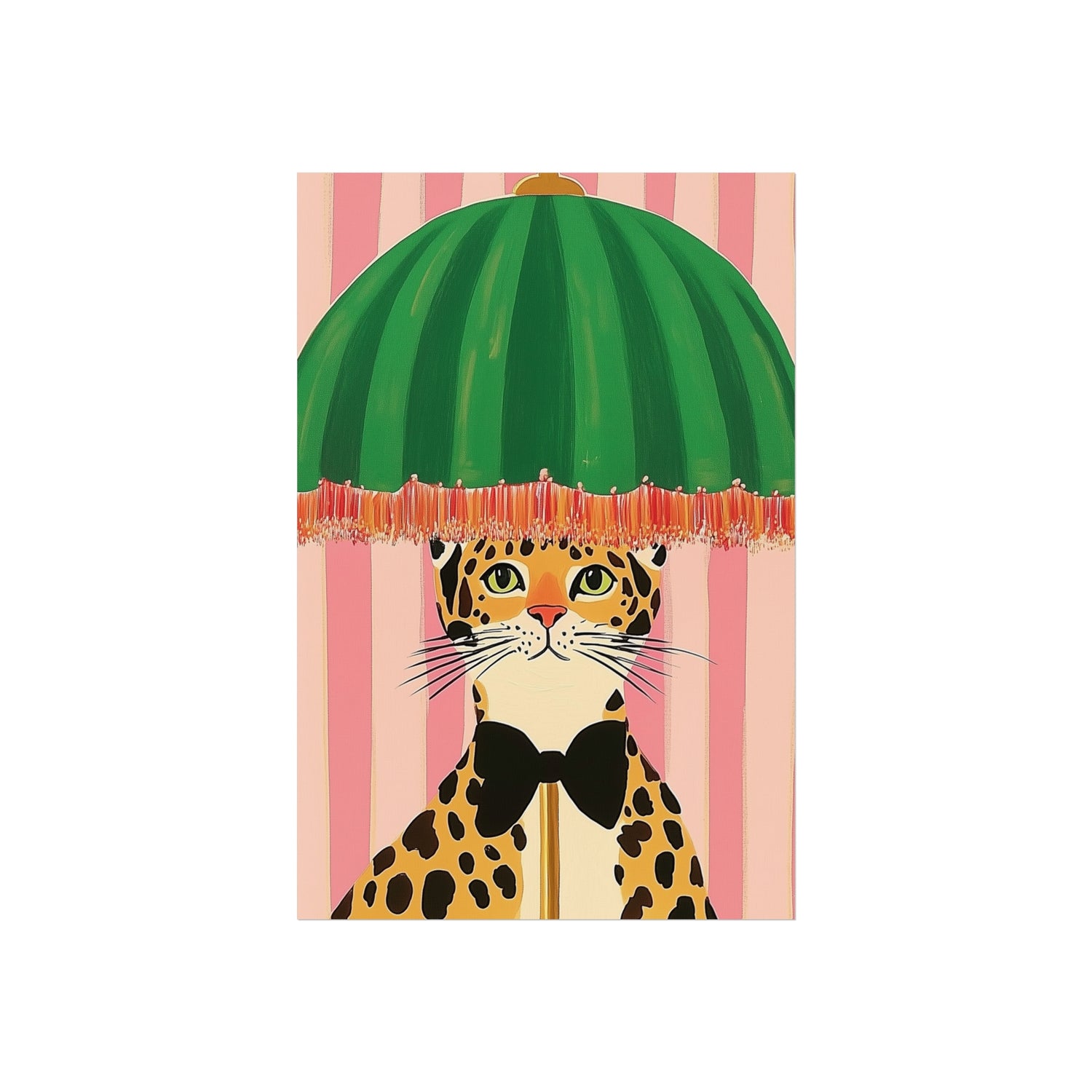 Dapper Leopard Fine Art Poster