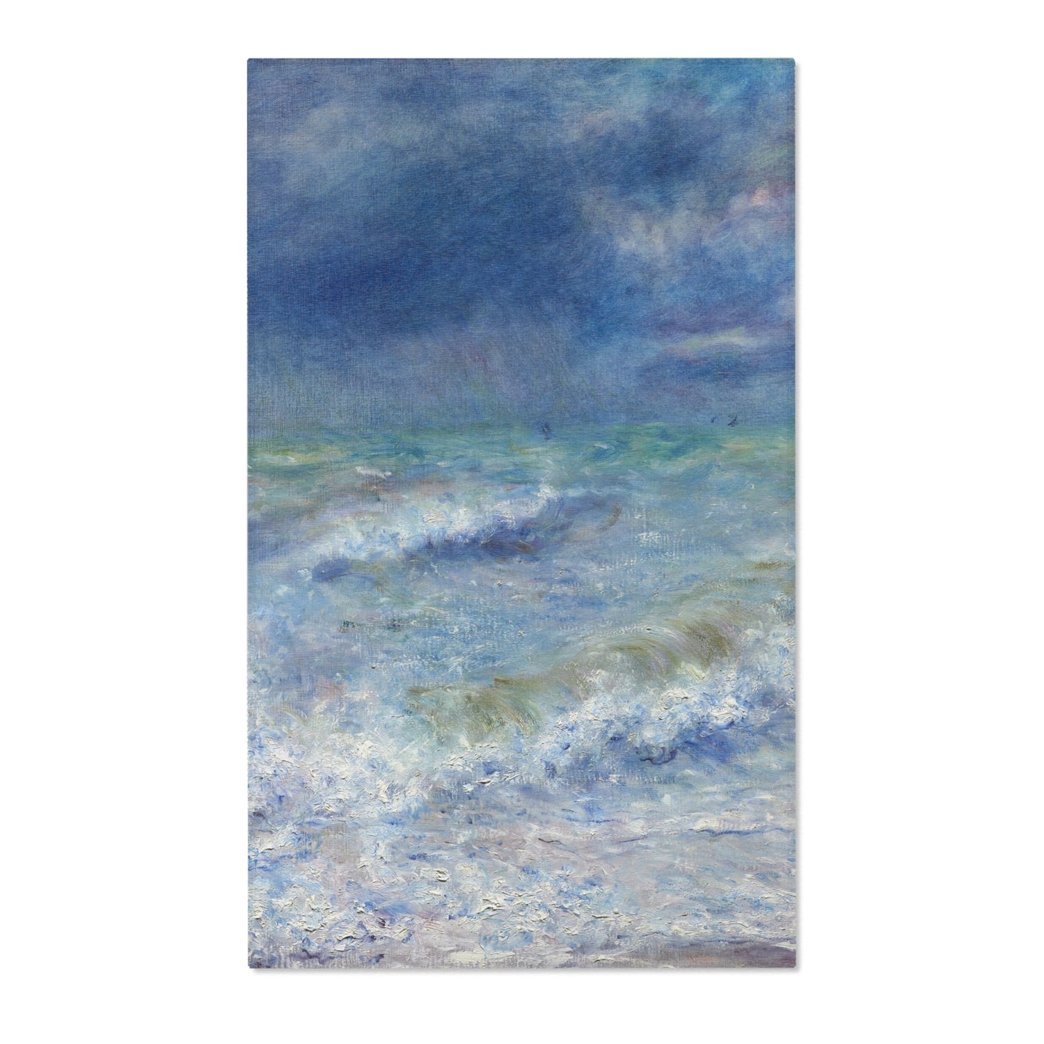 Seascape - Pierre-Auguste Renoir Area Rug