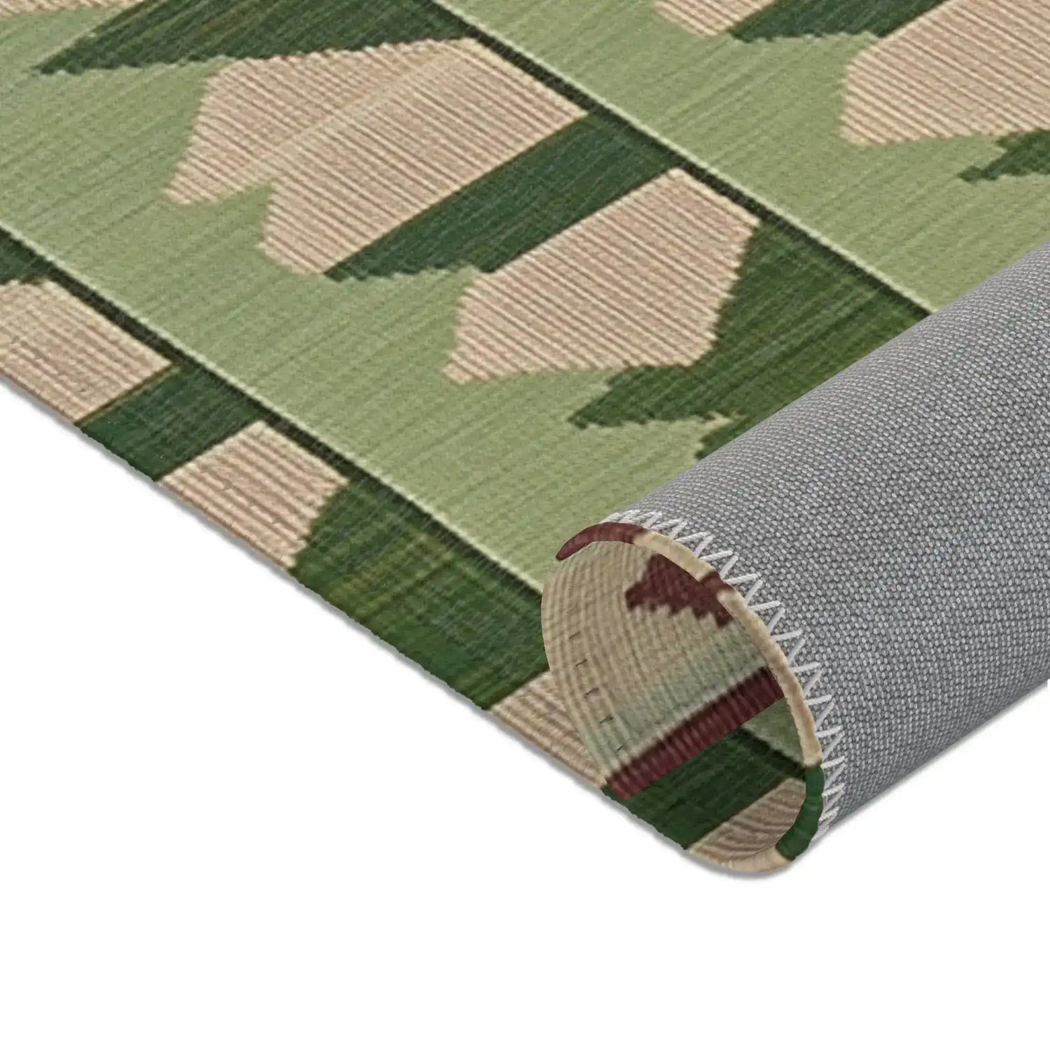 Sage Totem Stripe Accent Rug