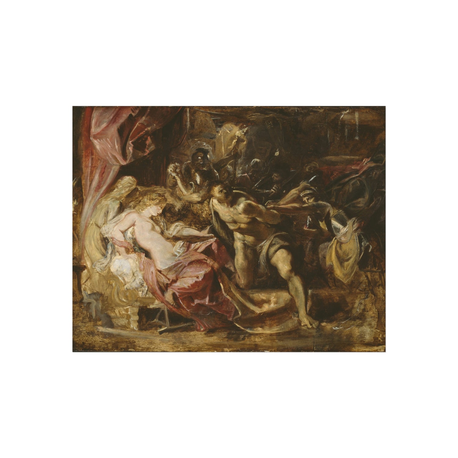 The Capture of Samson - Peter Paul Rubens Fine Art Poster