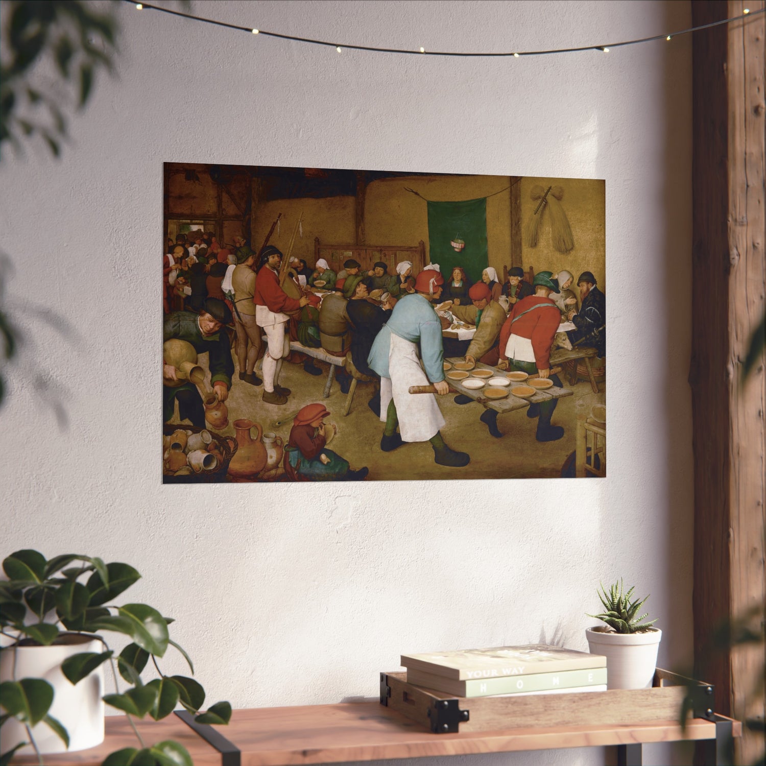 Peasant Wedding - Pieter Bruegel the Elder Fine Art Poster