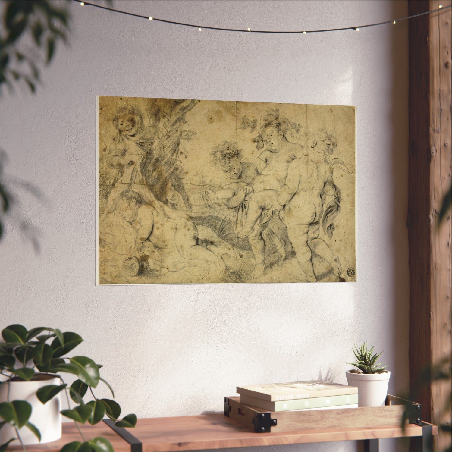 Young Bacchus and Companions - Anthony van Dyck Fine Art Poster