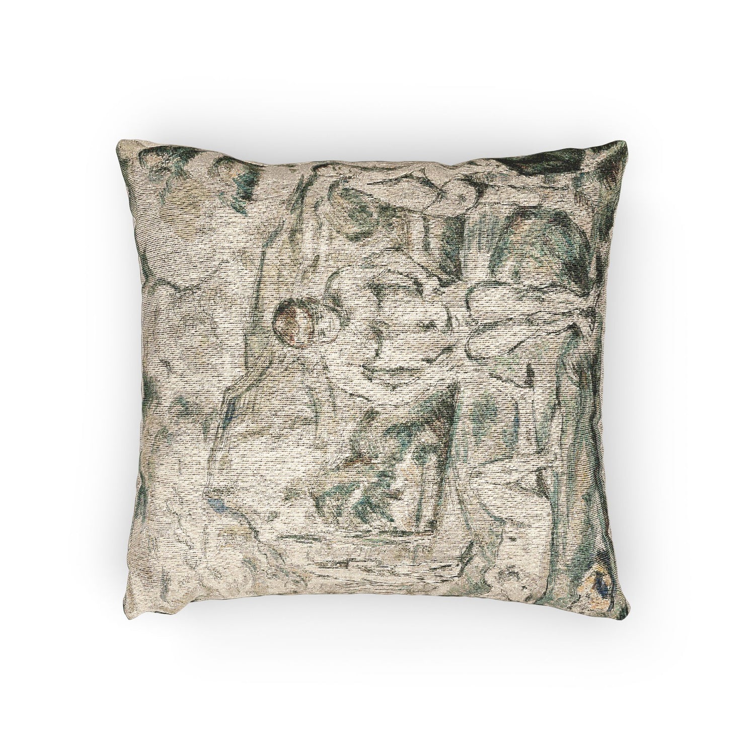 Paul Cezanne - Large Bathers | Woven Pillow
