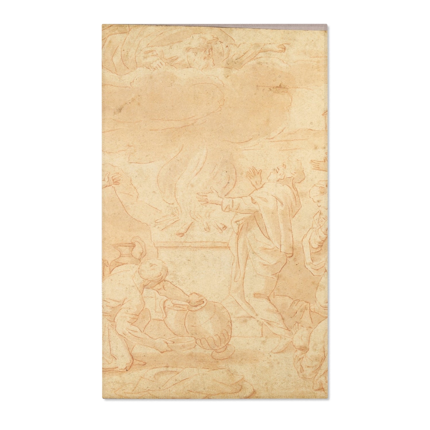 Noah's Sacrifice - Nicolas Poussin Area Rug