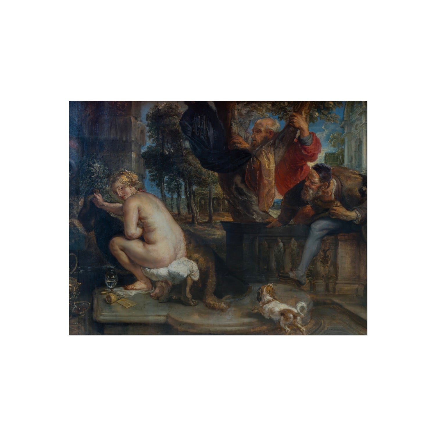 Susanna and the Elders - Peter Paul Rubens Fine Art Poster