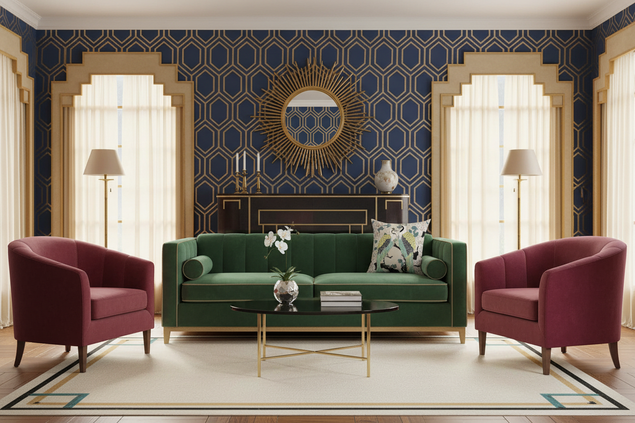 Majestic Cranes & Peonies Throw Pillow