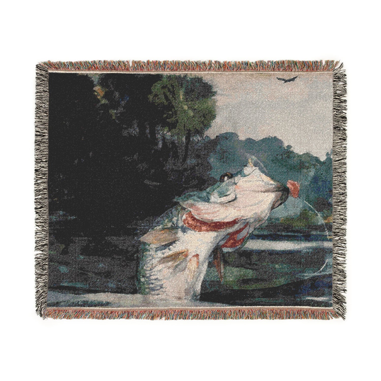Life-Size Black Bass - Winslow Homer Tapestry Blanket