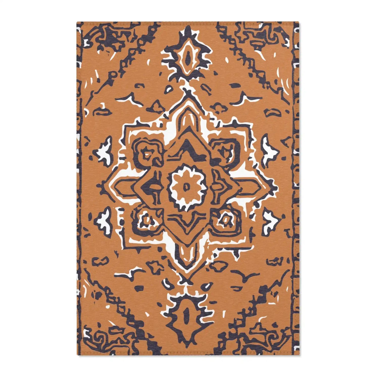 Spiced Terra Bloom Accent Rug