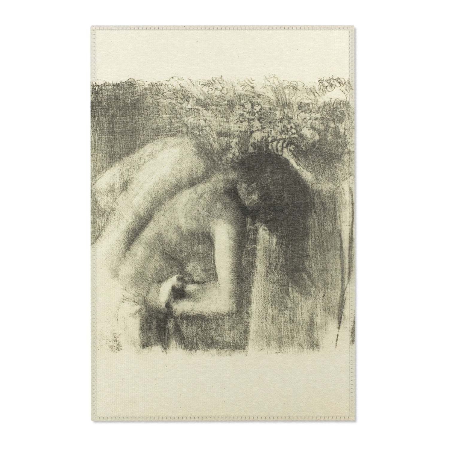After the Bath - Hilaire Germain Edgar Degas Area Rug