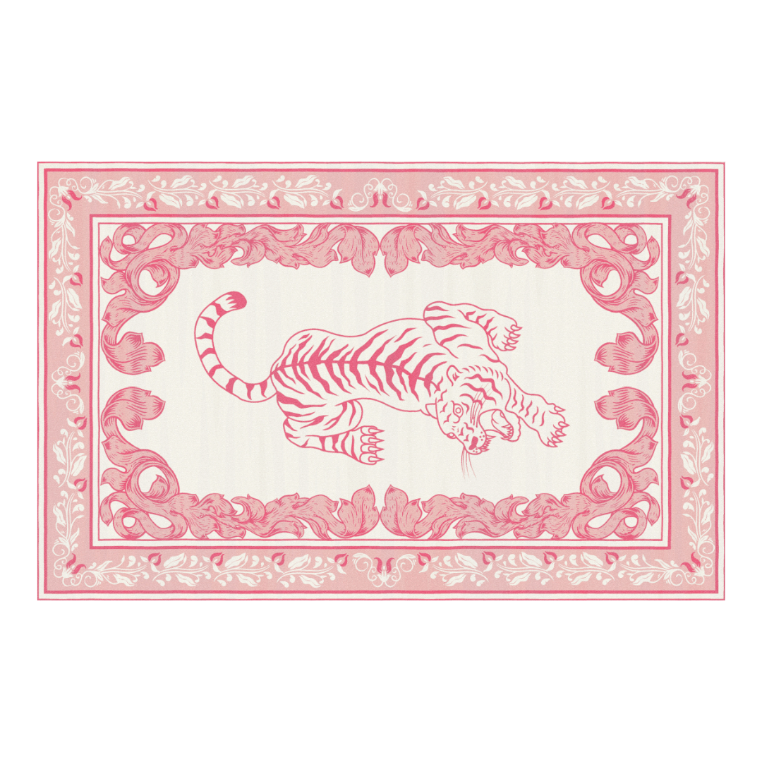 Prowess in Pink Garden Hand-Tufted Rug