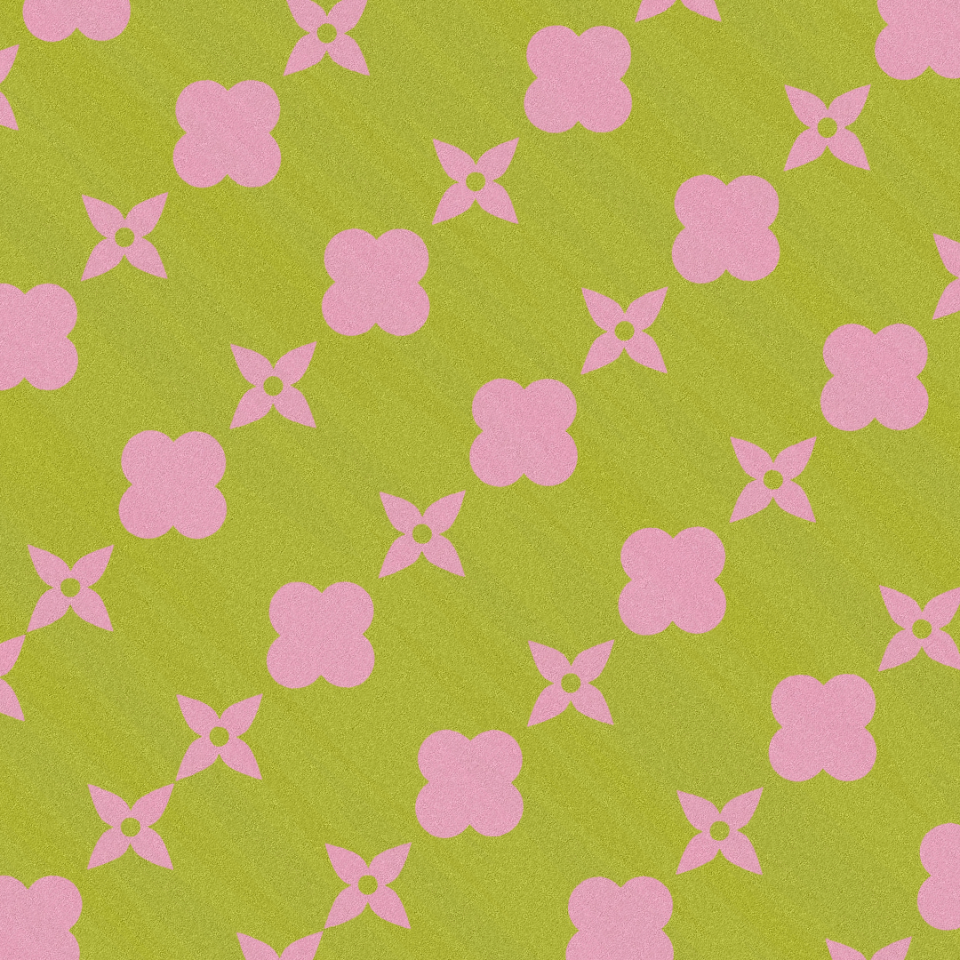 1001 Clover Stars Hand Tufted Rug - Cyber Lime