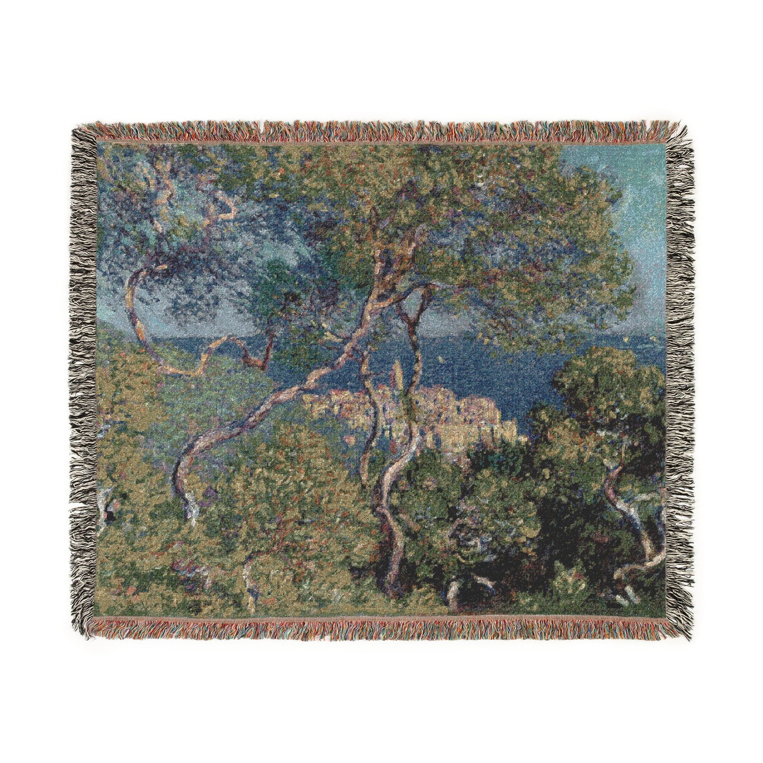 Bordighera - Claude Monet Tapestry Blanket