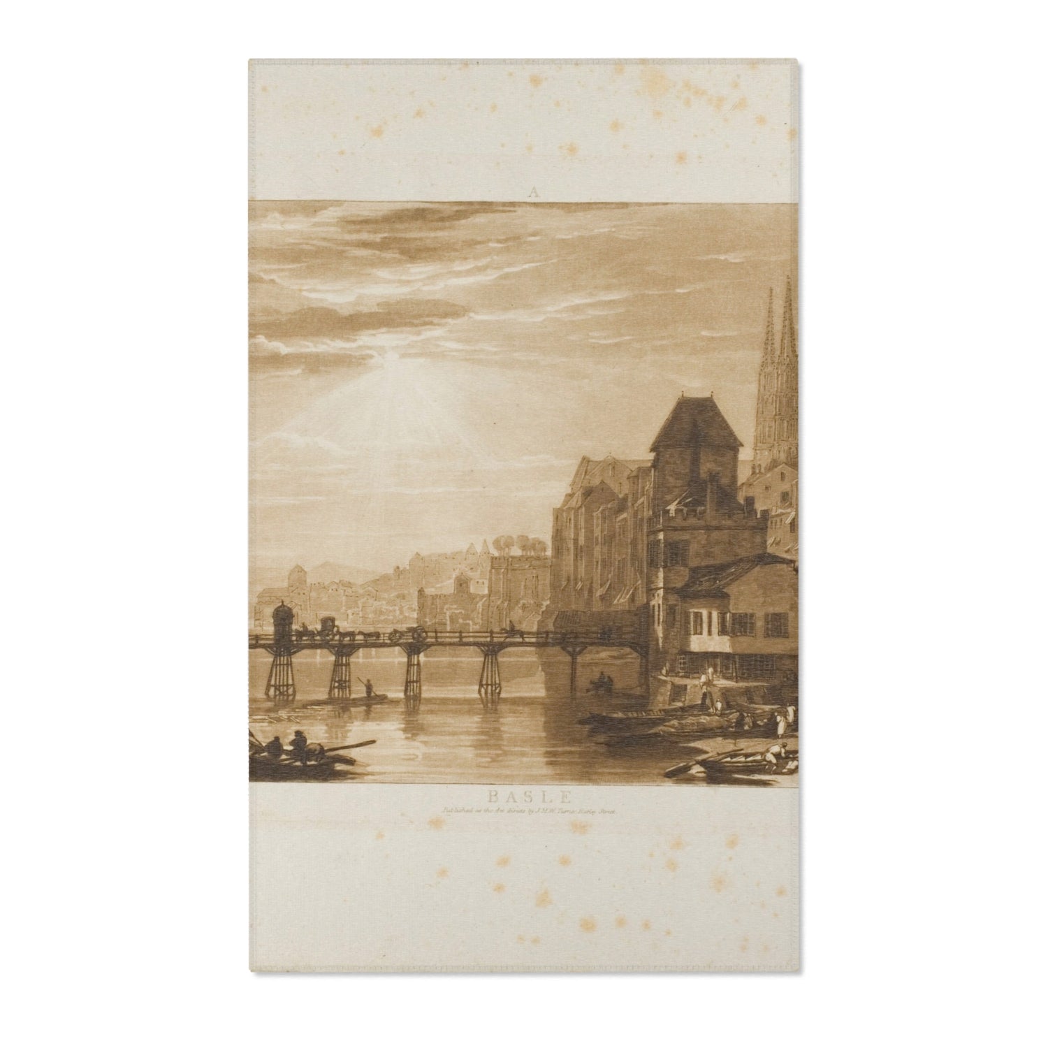 Basle - Joseph Mallord William Turner Area Rug