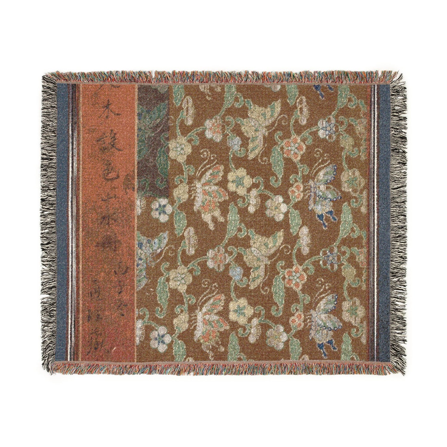 Album of Seasonal Landscapes Woven Throw Blanket
