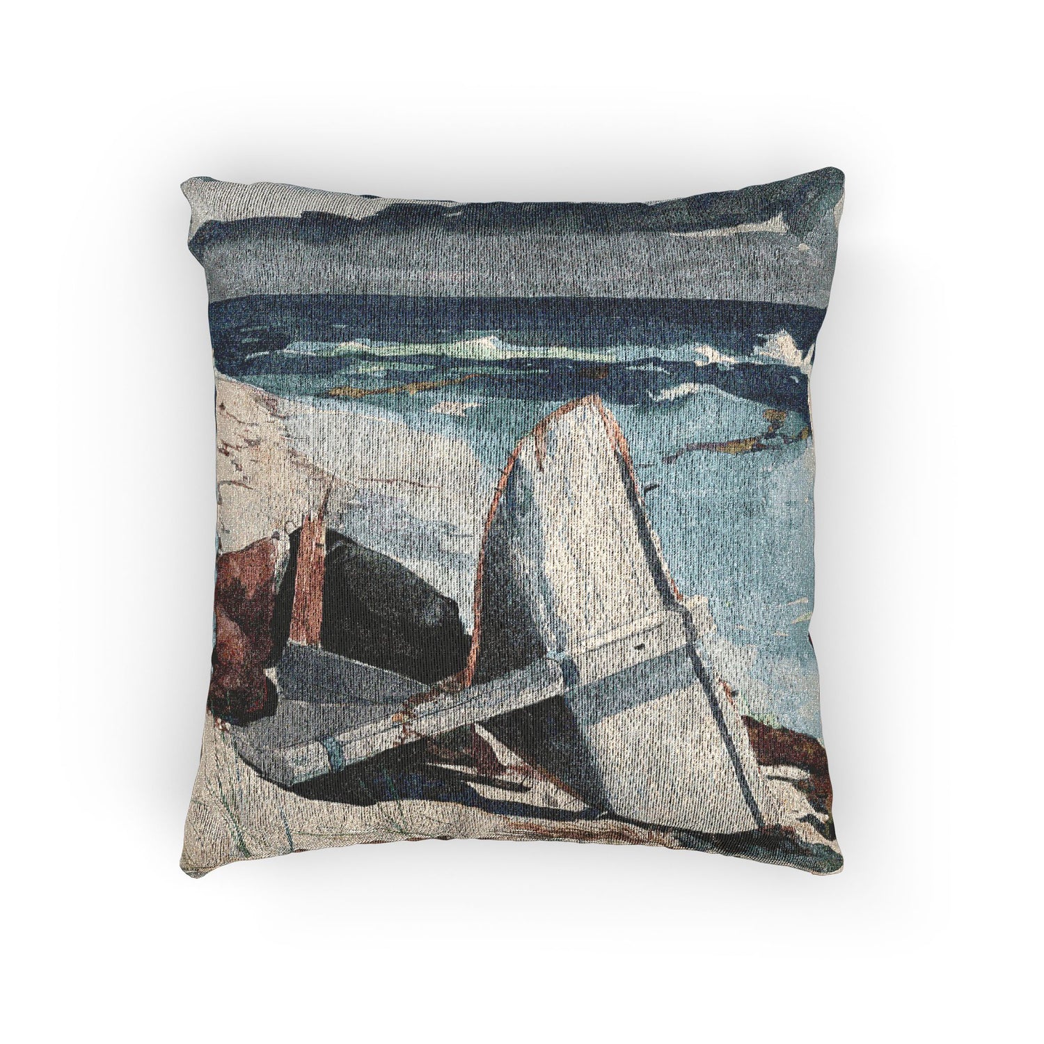 Winslow Homer - After the Hurricane, Bahamas | Woven Pillow