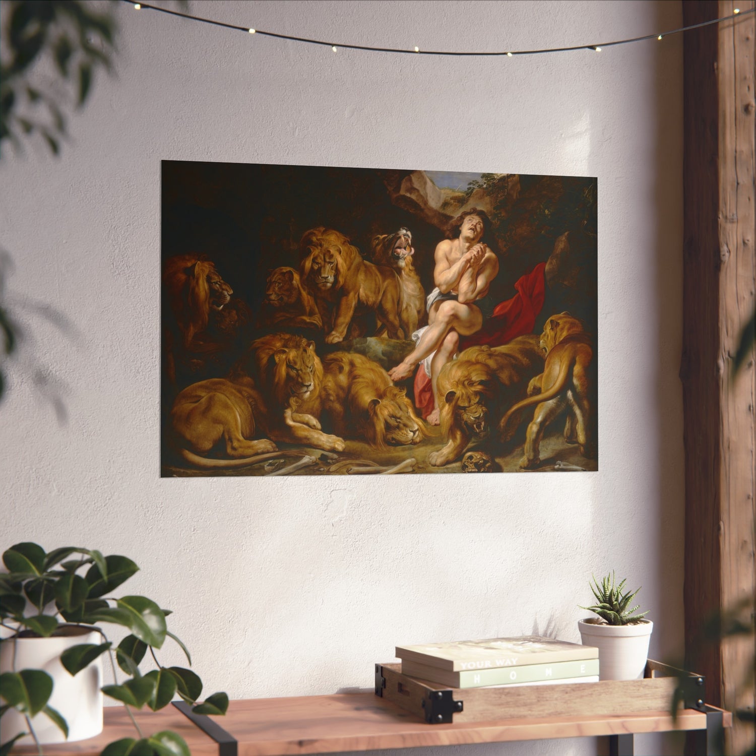 Daniel in the Lions' Den - Peter Paul Rubens Fine Art Poster