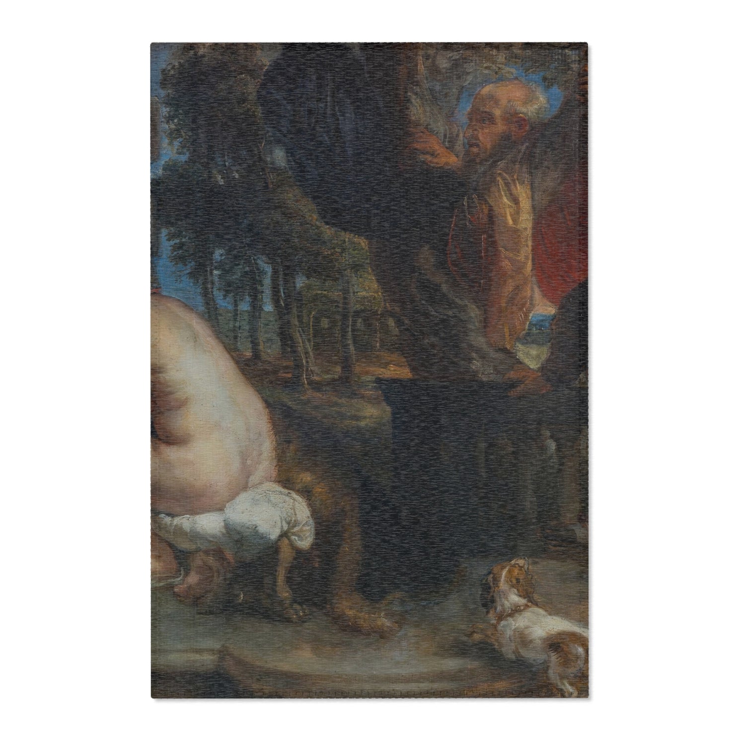 Susanna and the Elders - Peter Paul Rubens Area Rug