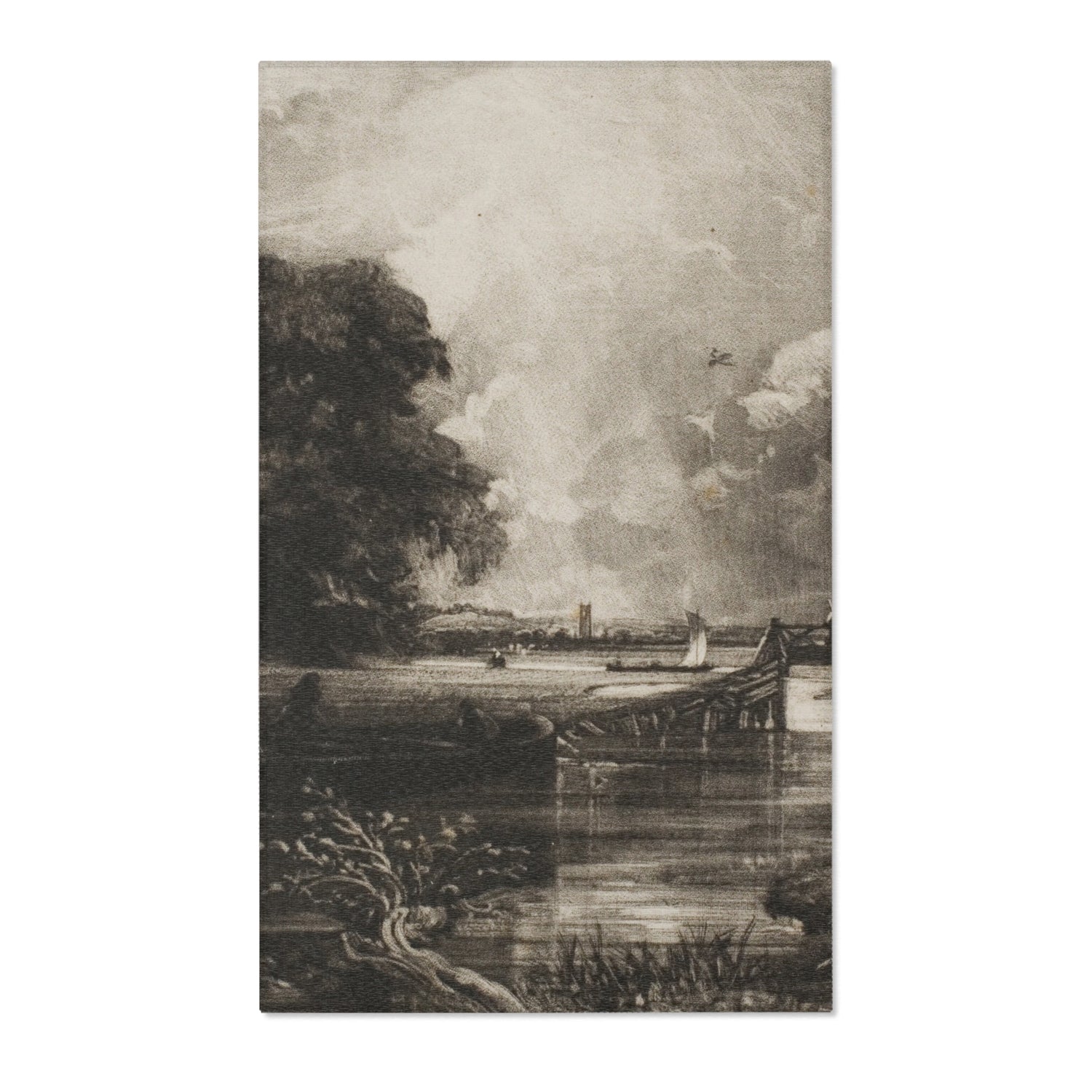 River Stour, Suffolk - David Lucas Area Rug