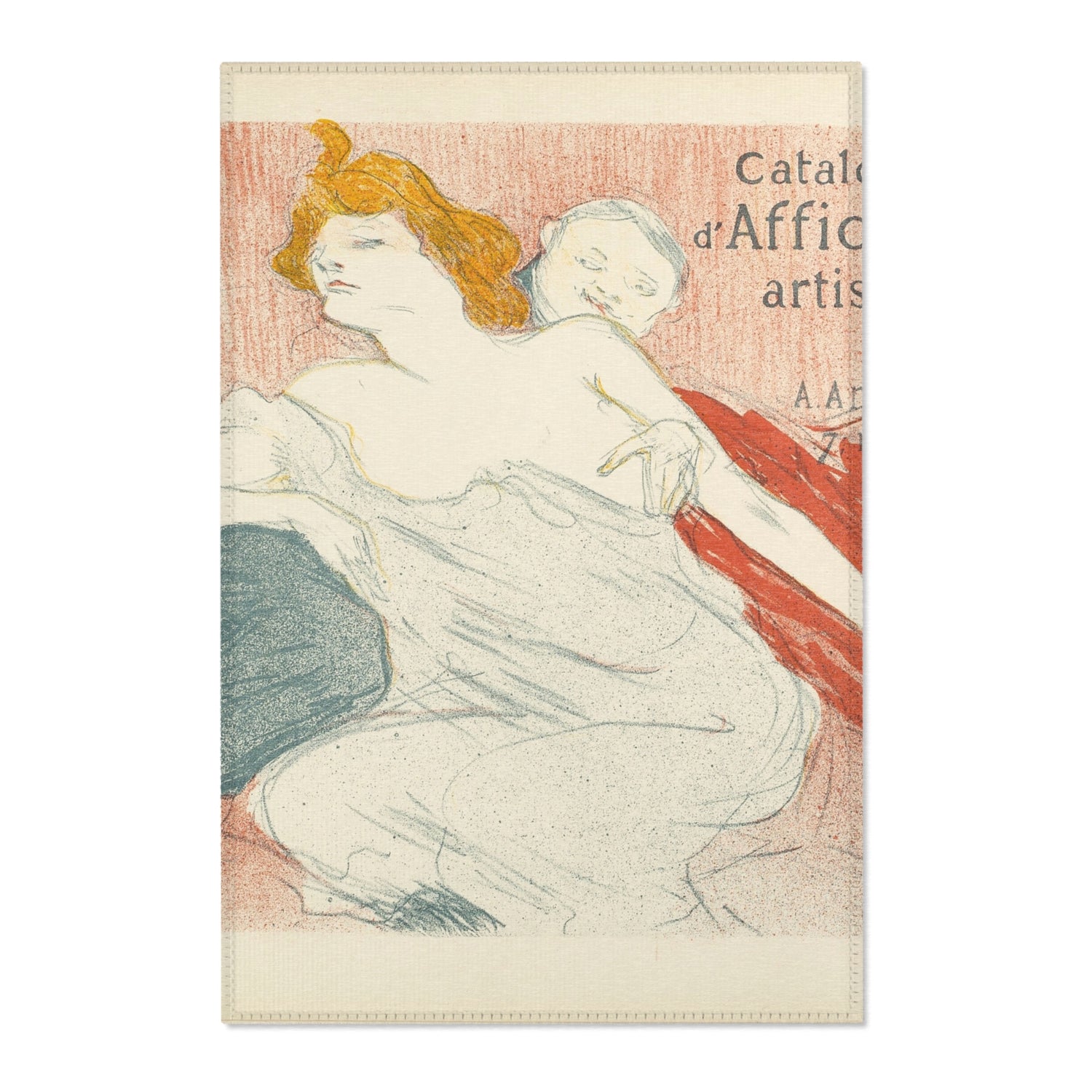 Debauchery - Henri de Toulouse-Lautrec Area Rug
