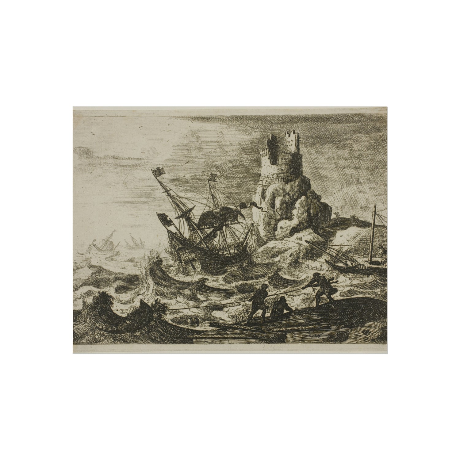 The Shipwreck - Claude Lorrain Fine Art Poster