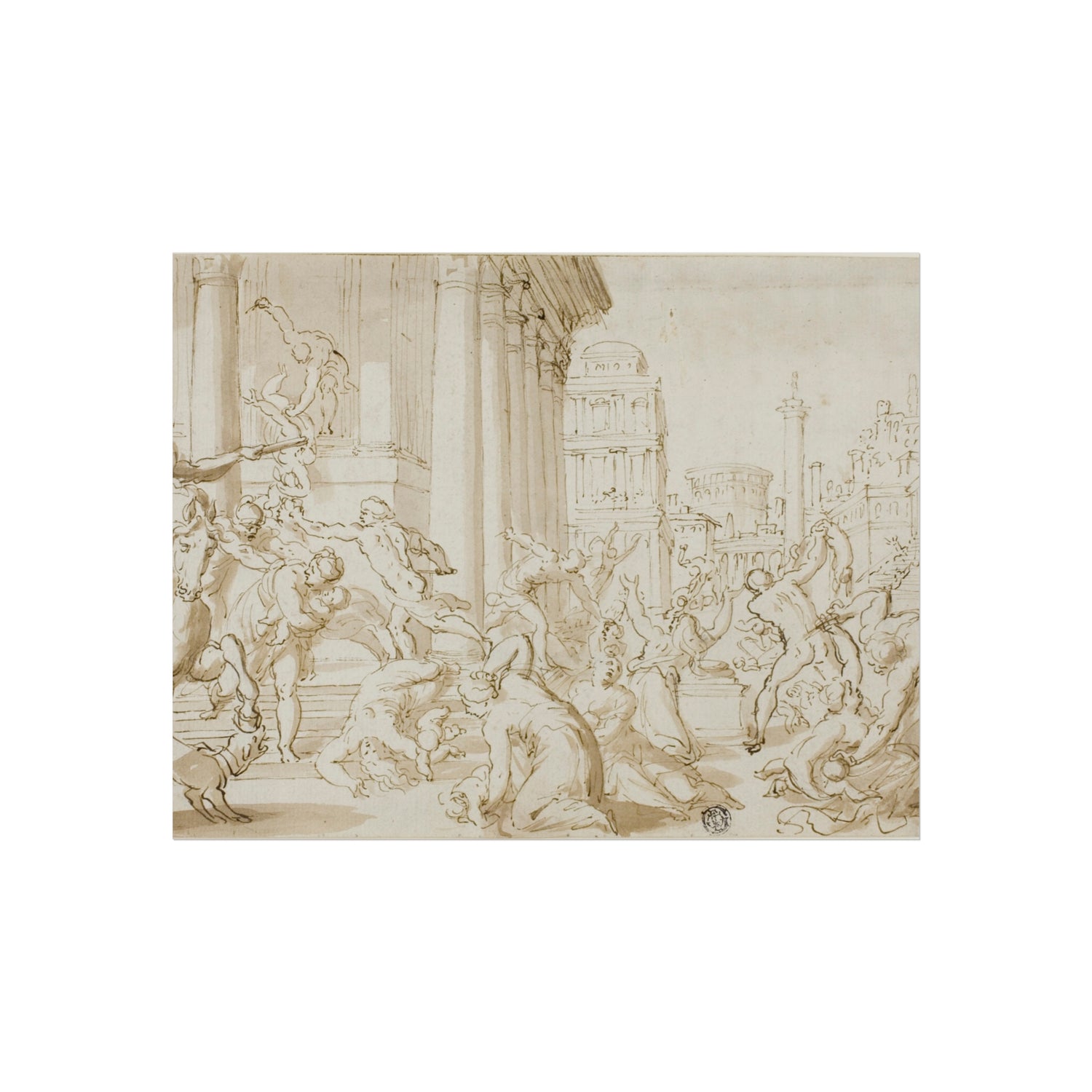 Massacre of the Innocents - Nicolas Poussin Fine Art Poster