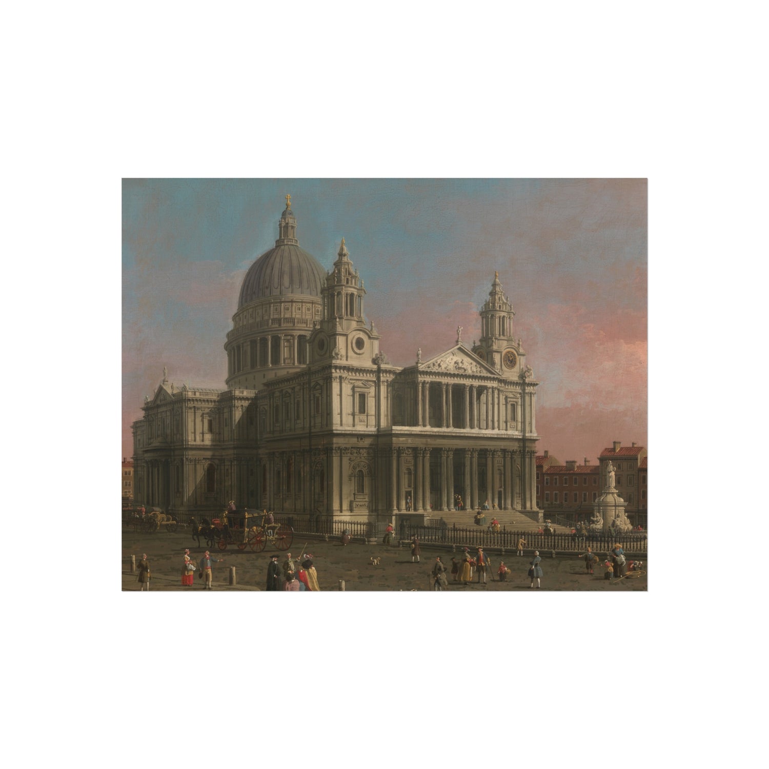 St. Paul's Cathedral - Canaletto Fine Art Poster