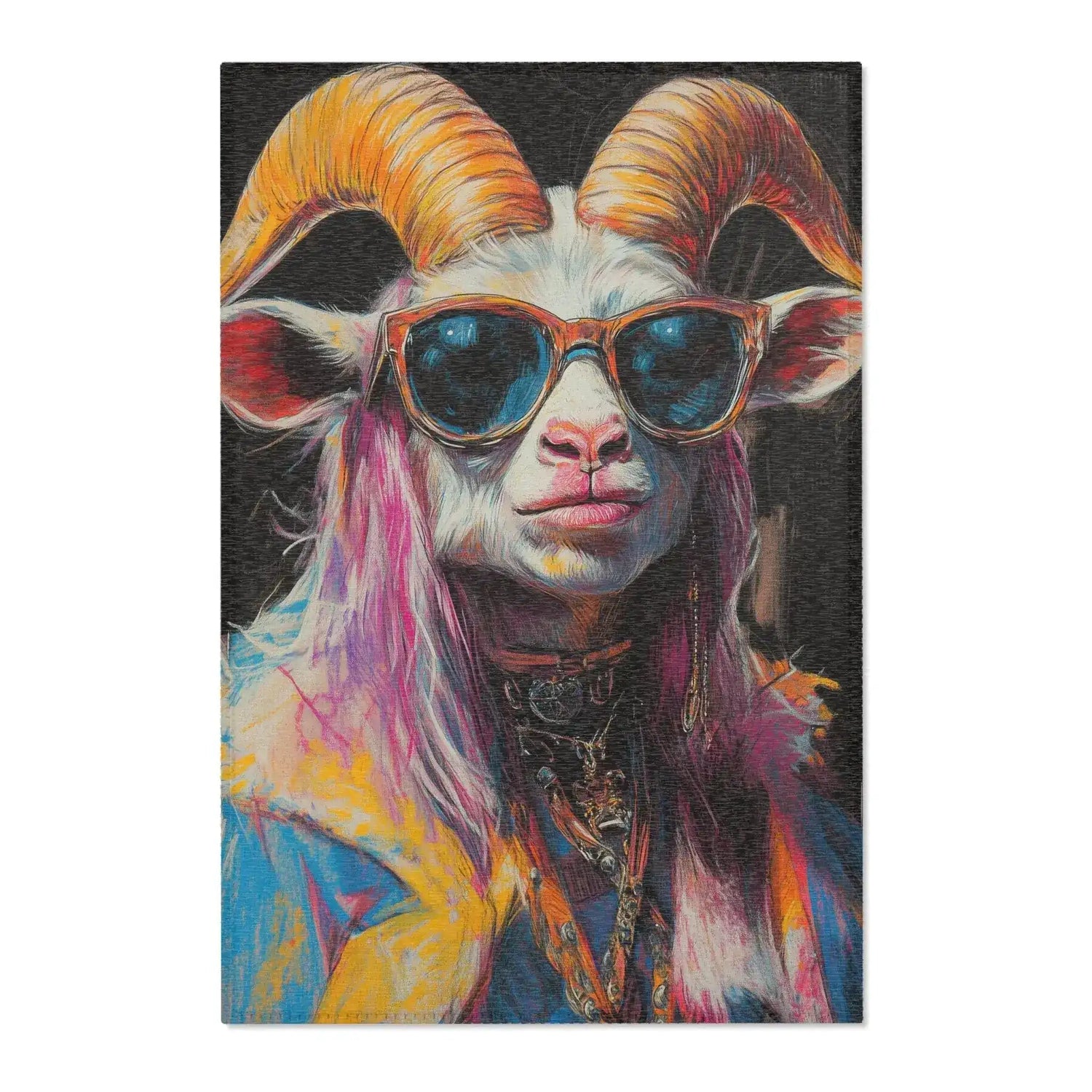 Zodiac Rebel Electric Ram Accent Rug