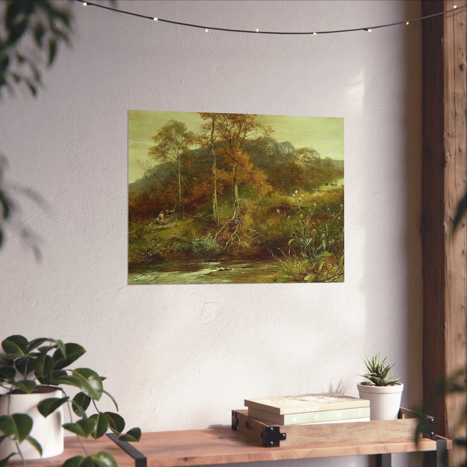 Autumn River Scene, The Brook - David Bates Fine Art Poster