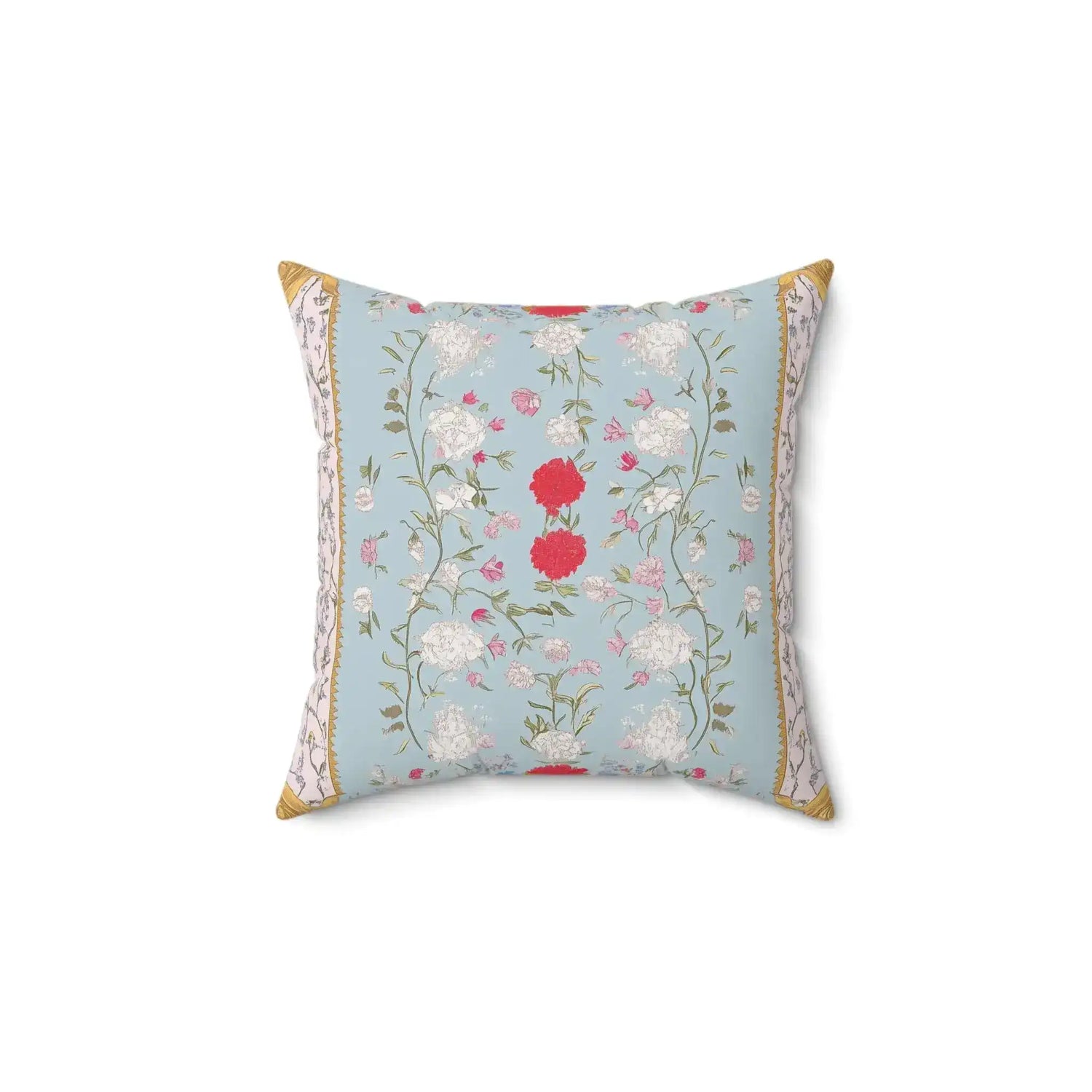 Baroque Blossom Tapestry Throw Pillow