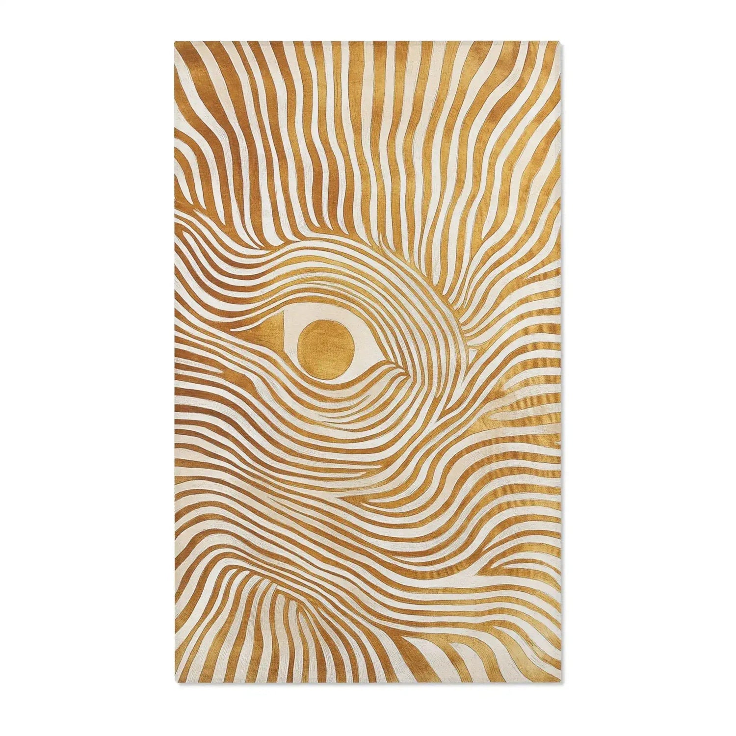 Golden Gaze Accent Rug