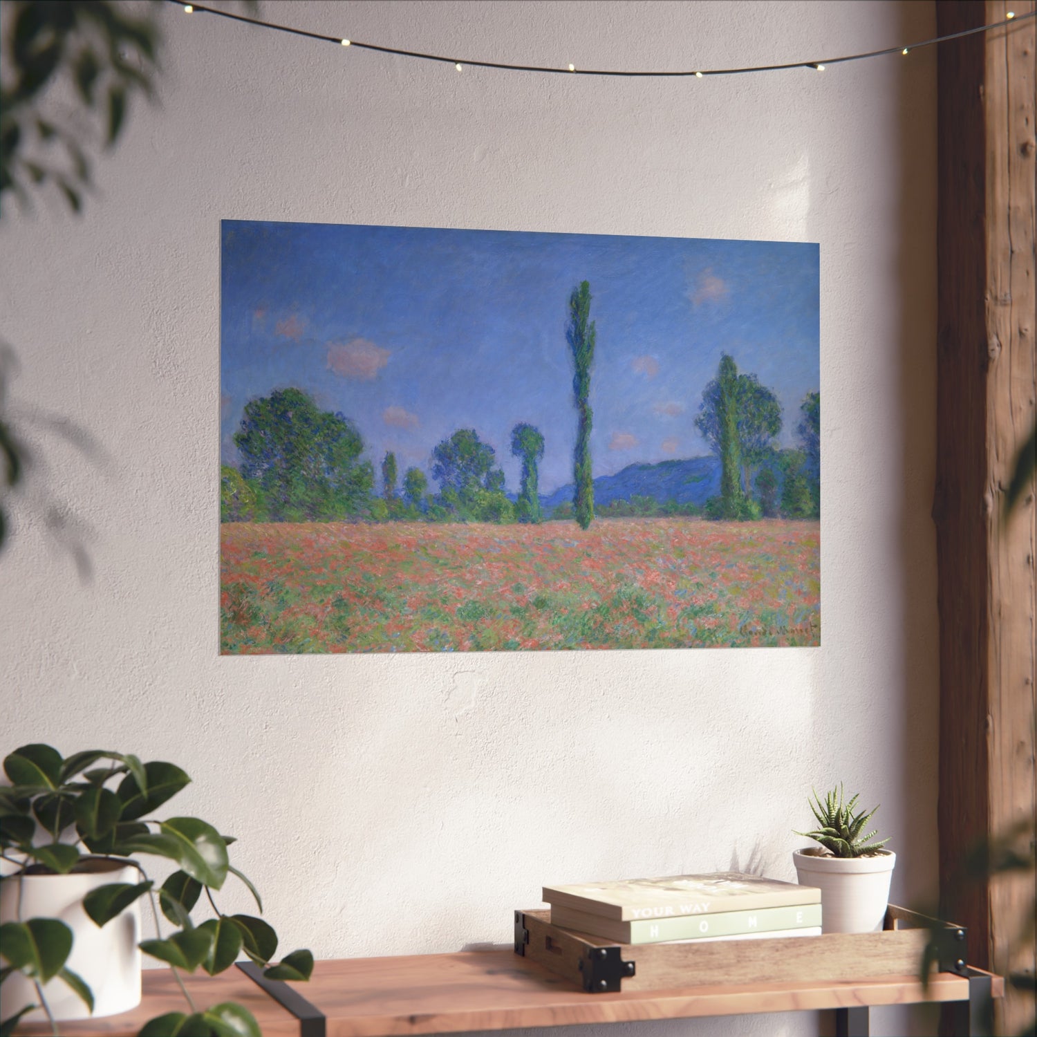 Poppy Field - Claude Monet Fine Art Poster
