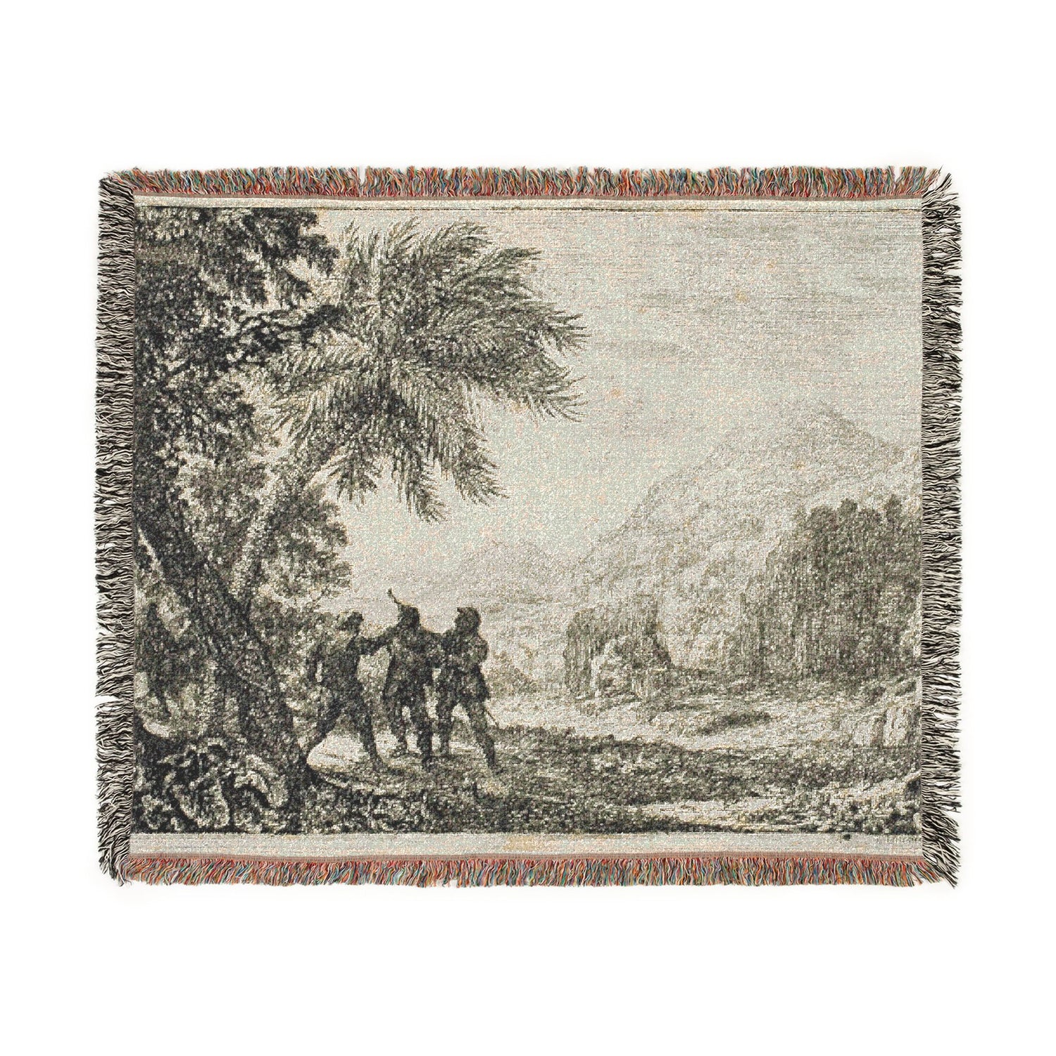 Scene of Brigands - Claude Lorrain Tapestry Blanket