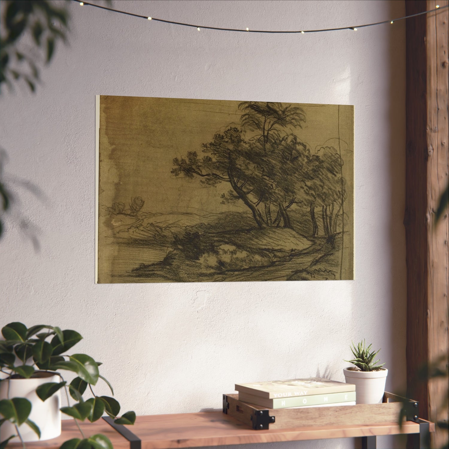 River Bank with Trees - John Constable Fine Art Poster