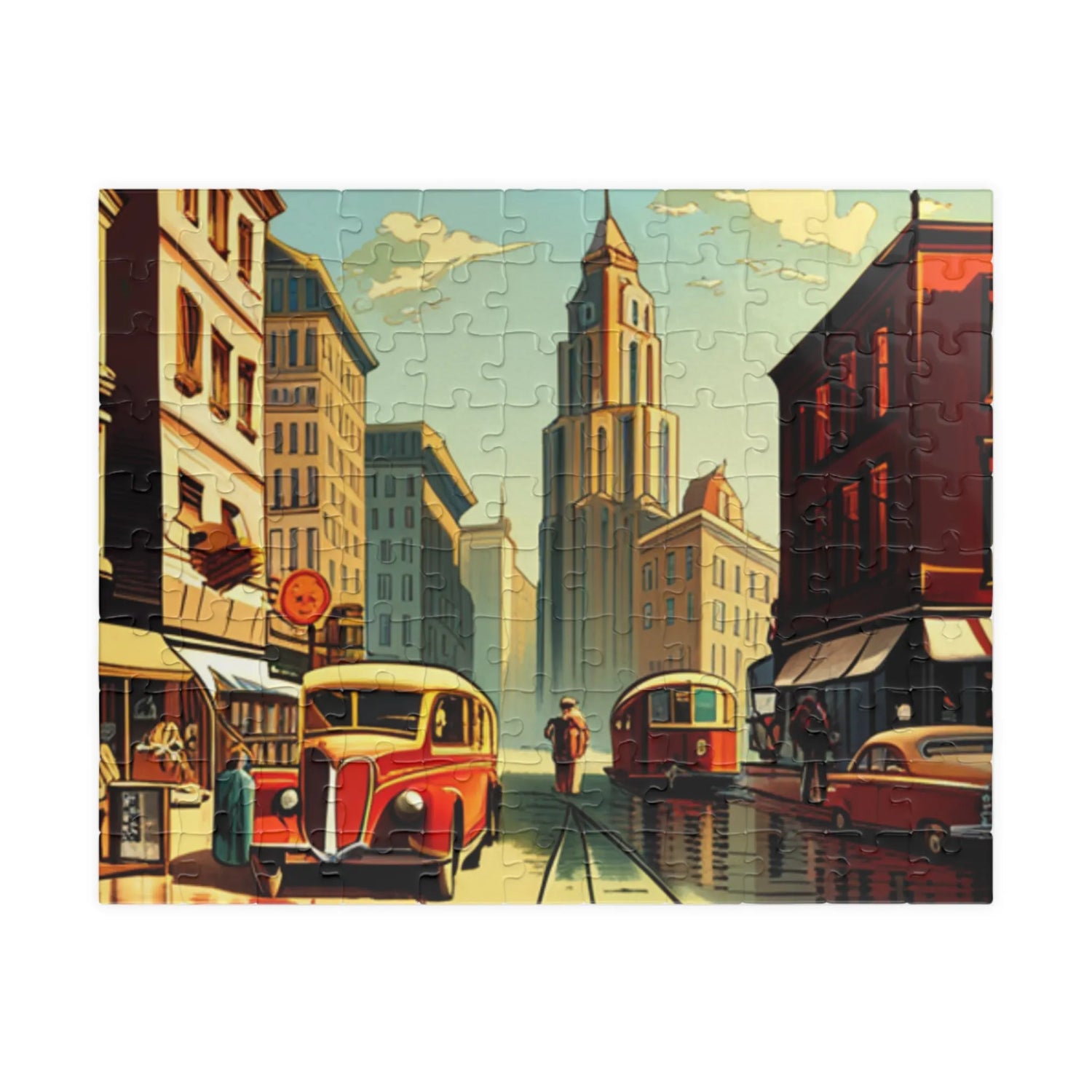 Historical City Puzzle 110 pcs (Horizontal)