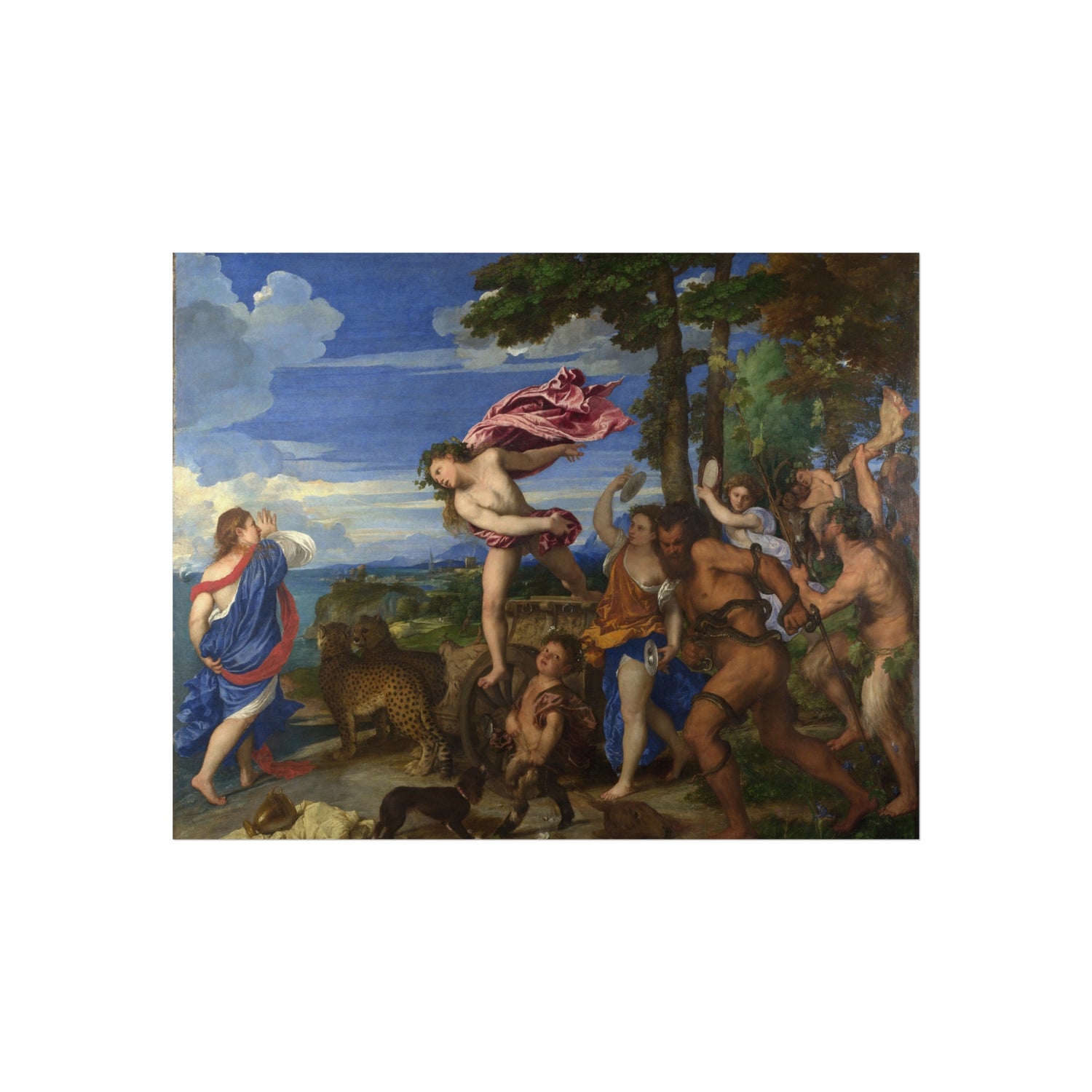 Bacchus and Ariadne - Titian Fine Art Poster