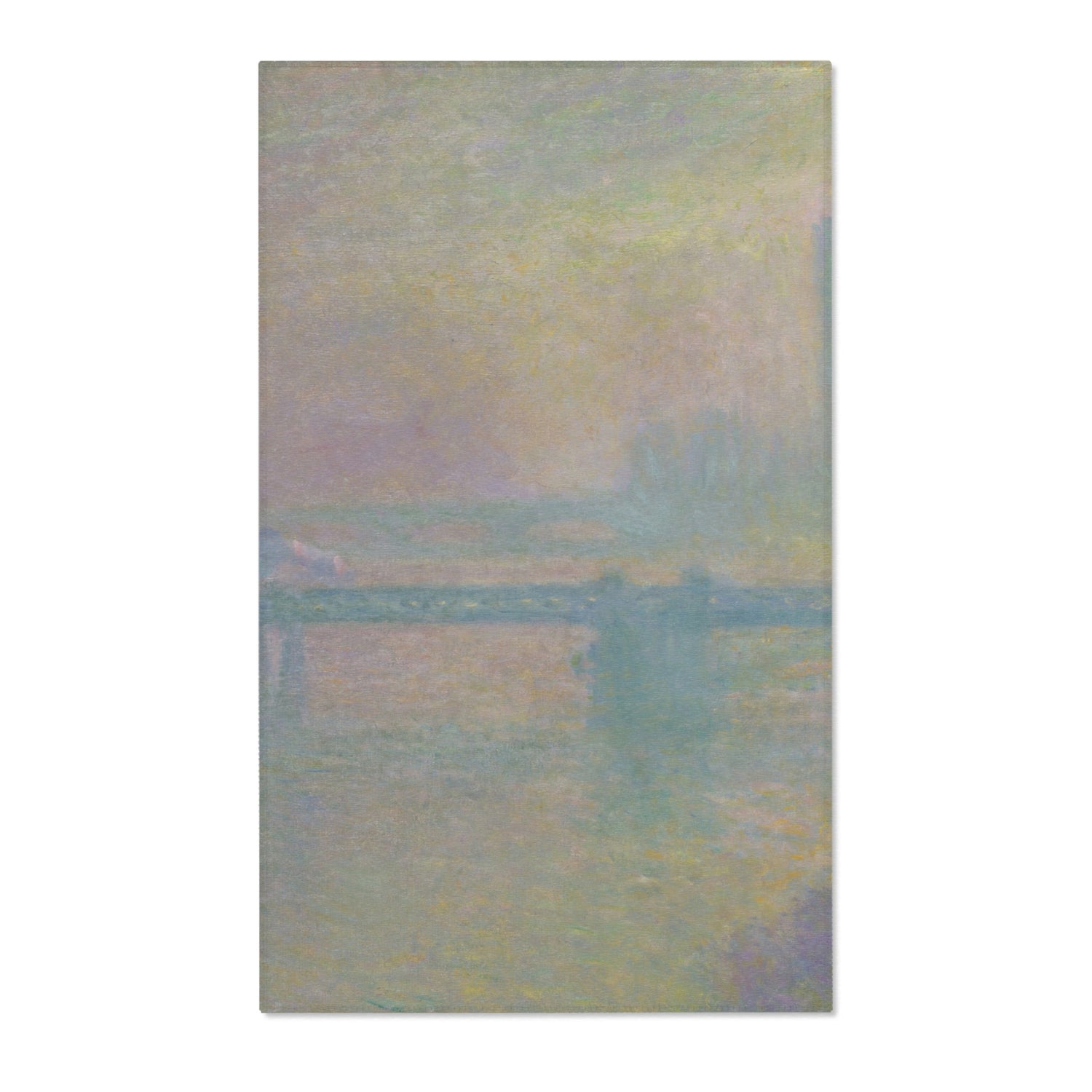 Charing Cross Bridge, London - Claude Monet Area Rug