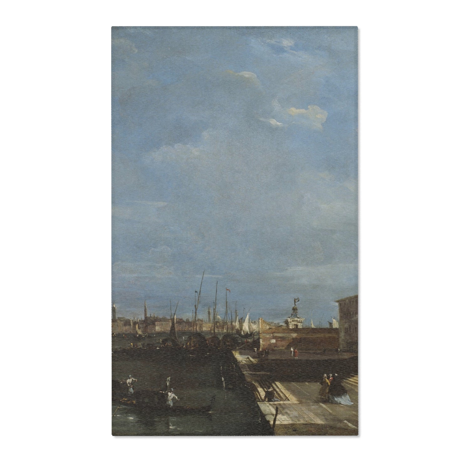 The Grand Canal, Venice - Francesco Guardi Area Rug